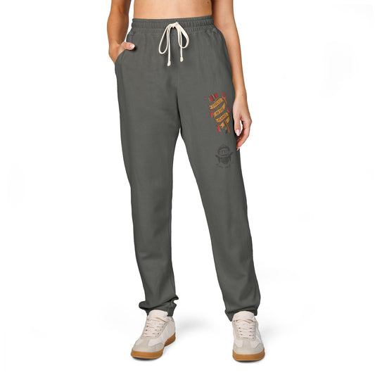 "Forged in Flame" — Firefighter Graphic Fleece Sweatpants BlackSheepFD
