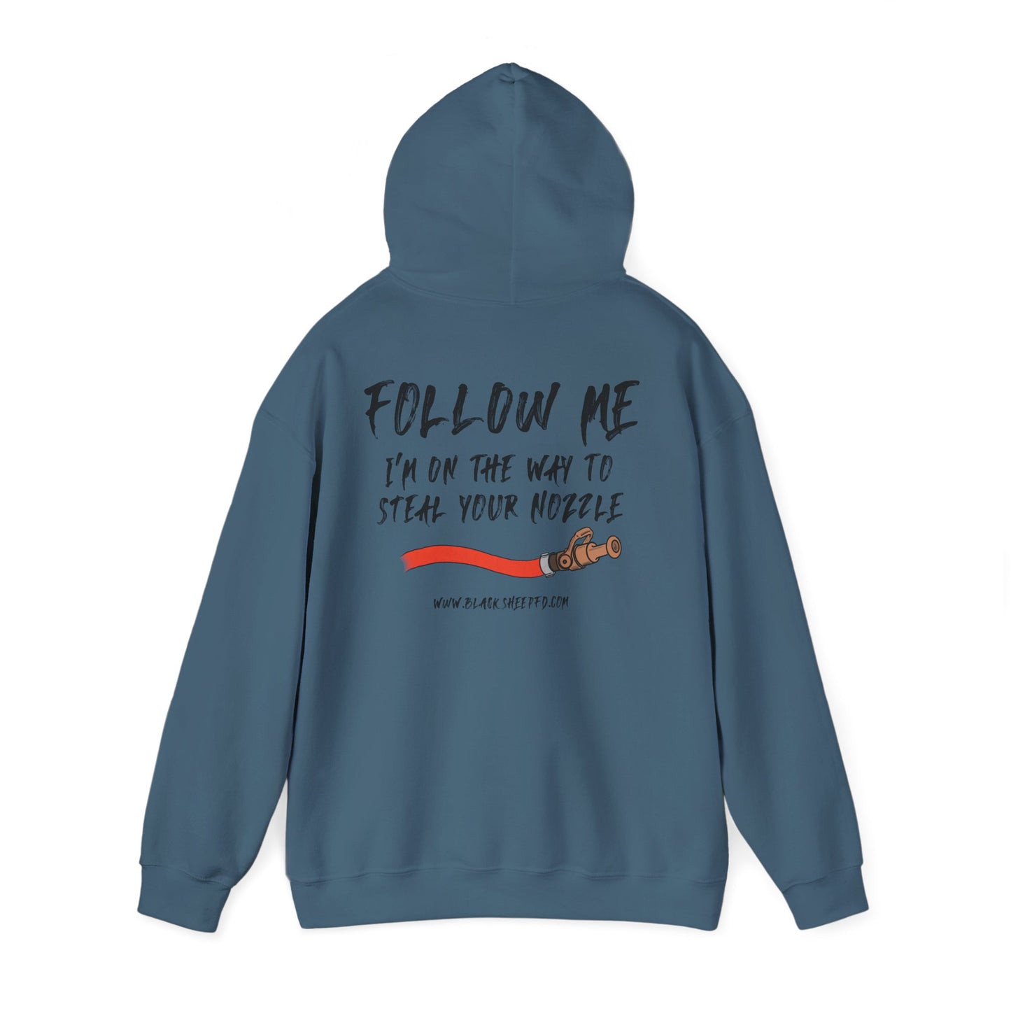 Follow Me Nozzle Steal - Black Sheep FD Hoodie