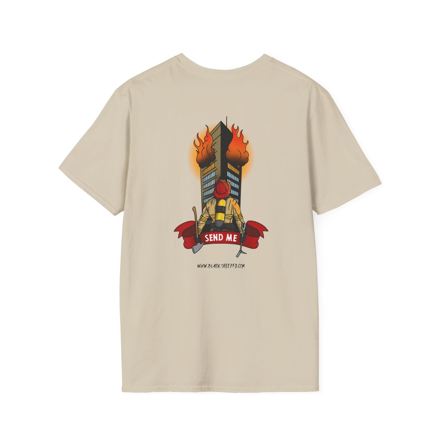 Isaiah 6:8 "Send Me" Firefighter T-Shirt