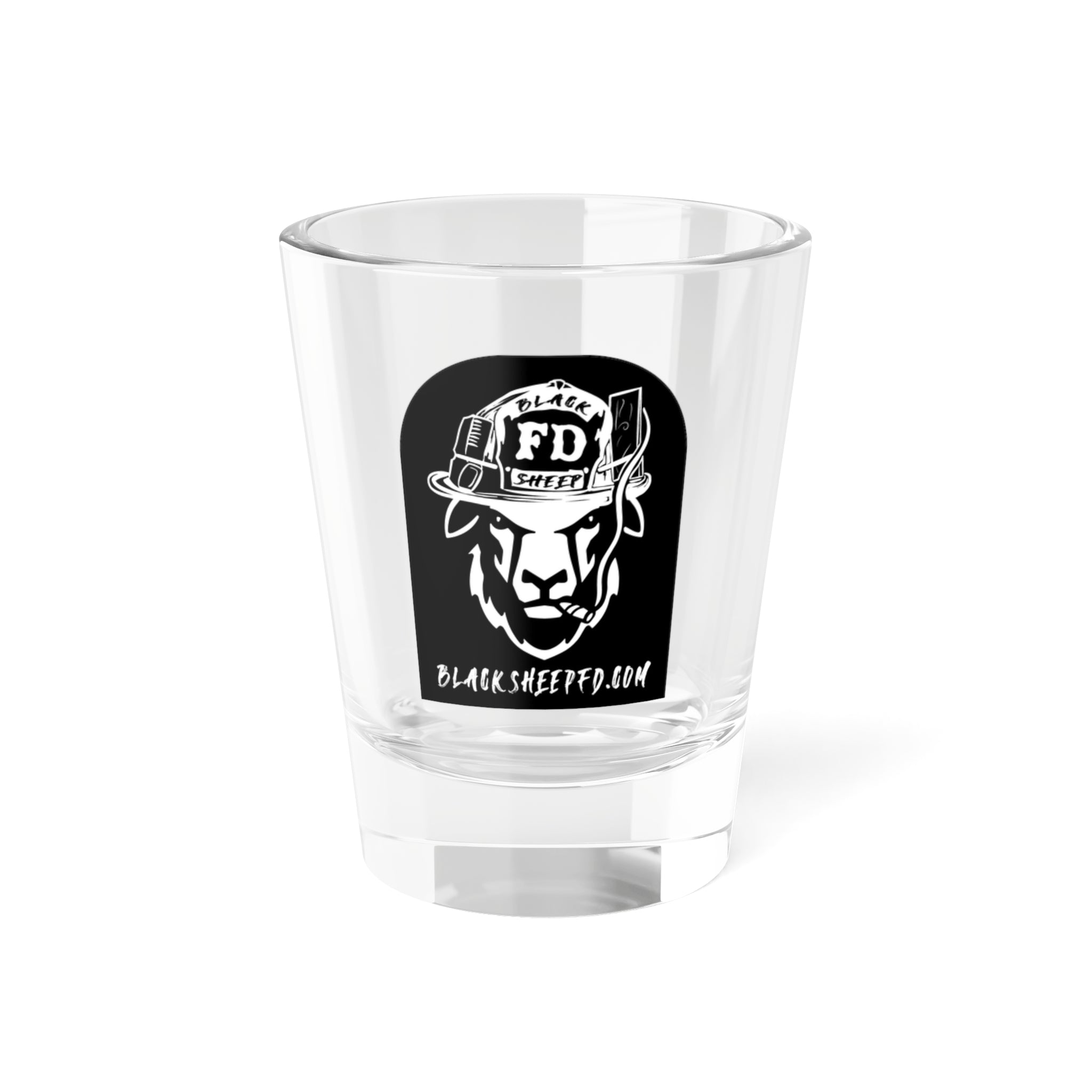 Firefighter Black Sheep Shot Glass – 1.5 oz Collectible