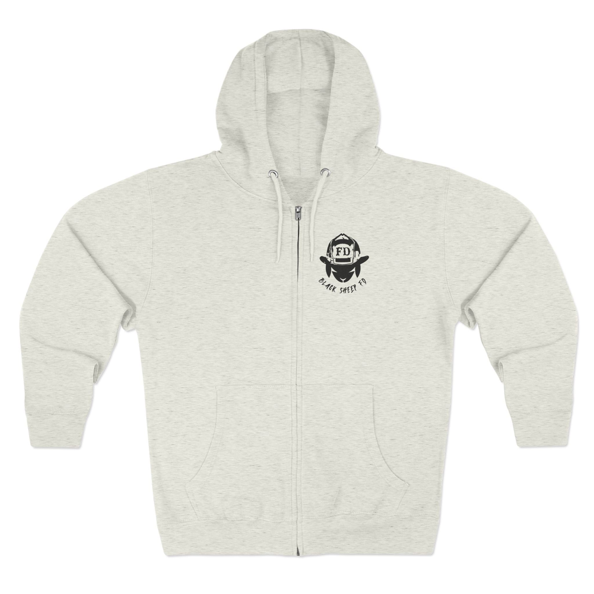 "Plastic is For Tupperware" Black Sheep FD Full Zip Hoodie