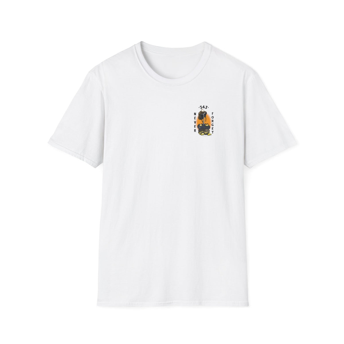 343 Never Forget Memorial Graphic Tee