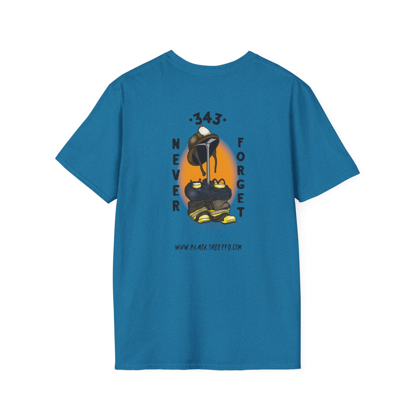 343 Never Forget Memorial Graphic Tee