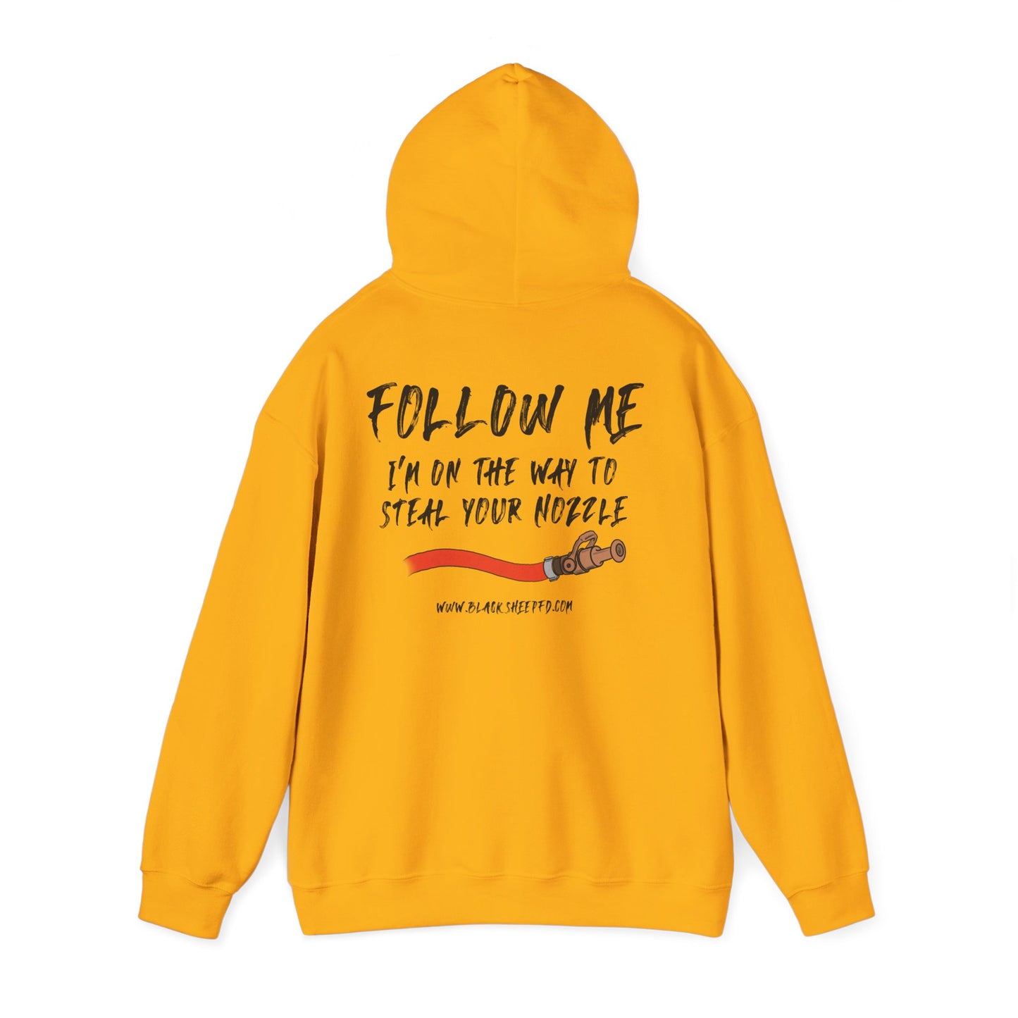 Follow Me Nozzle Steal - Black Sheep FD Hoodie