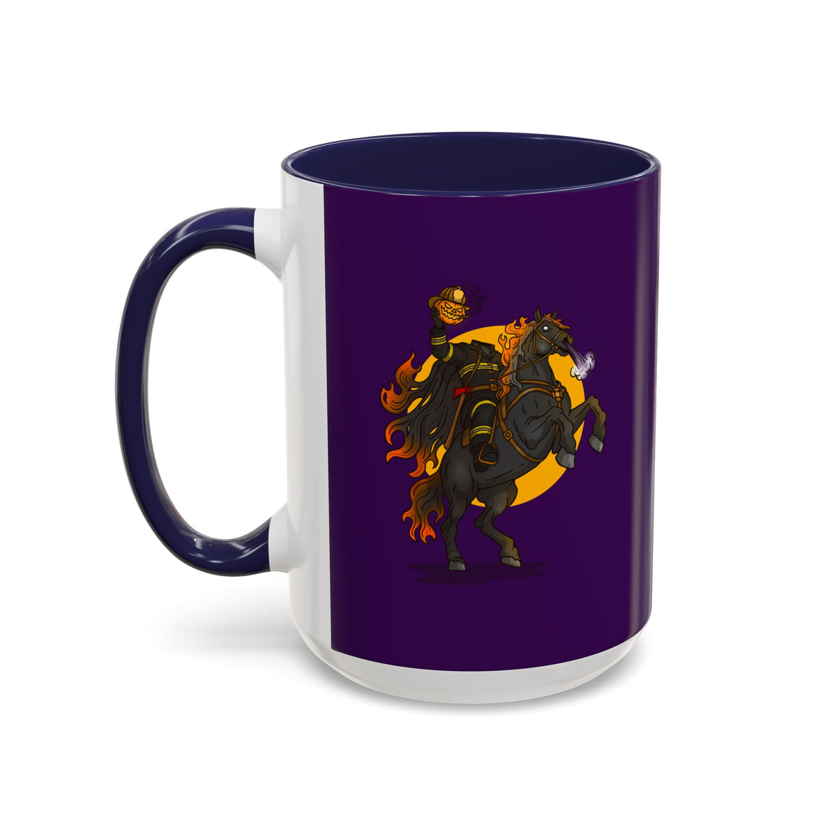 Headless Firefighter Horseman 15 oz Coffee Lover's Mug