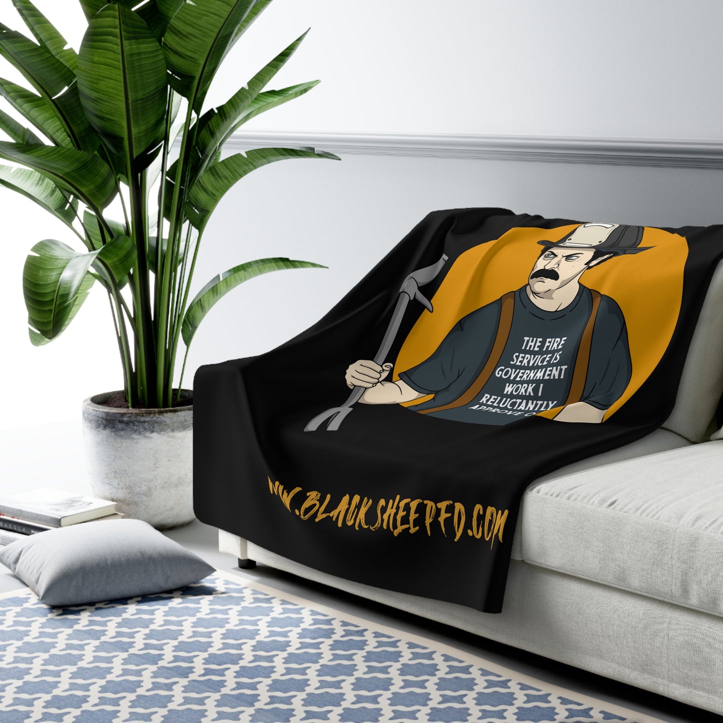 "Reluctantly Approved" Sherpa Station Blanket
