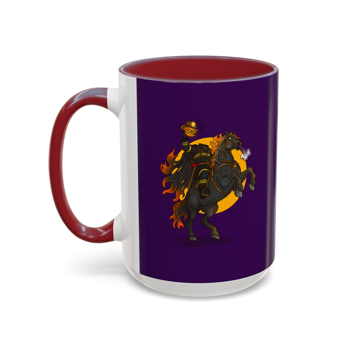 Headless Firefighter Horseman 15 oz Coffee Lover's Mug