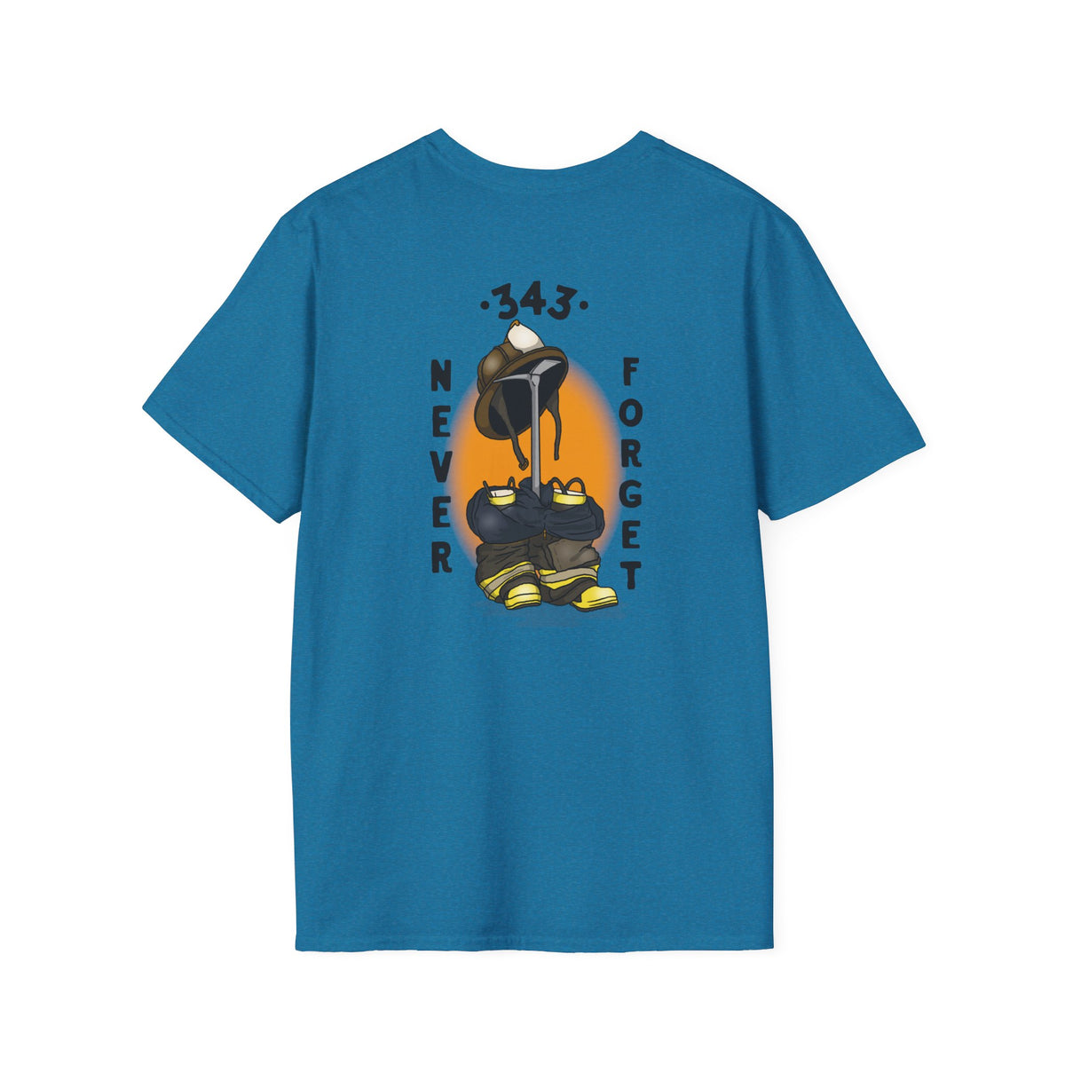 343 Never Forget Memorial Graphic Tee