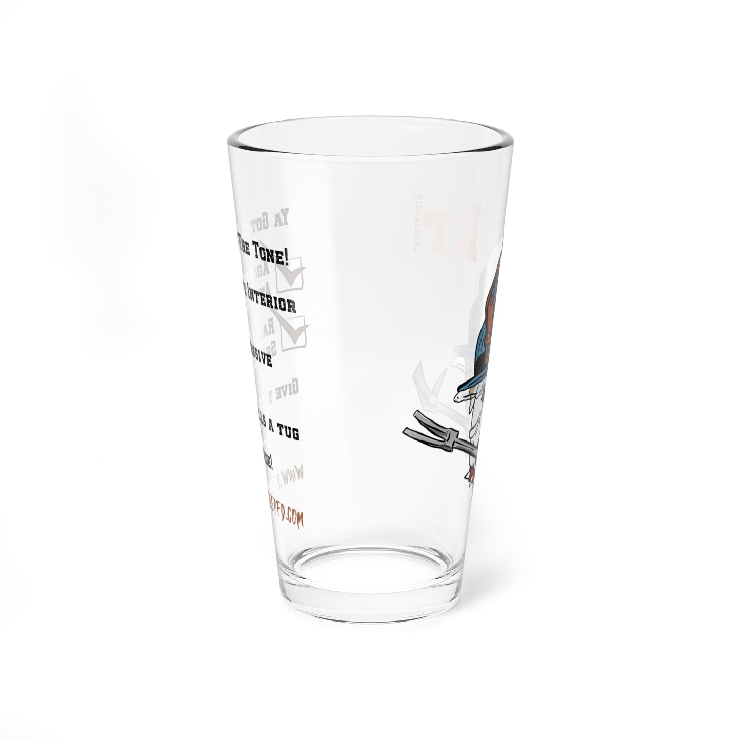 Firefighter Sudbury Bulldogs 16oz Glass – Lieutenant Pint Glass