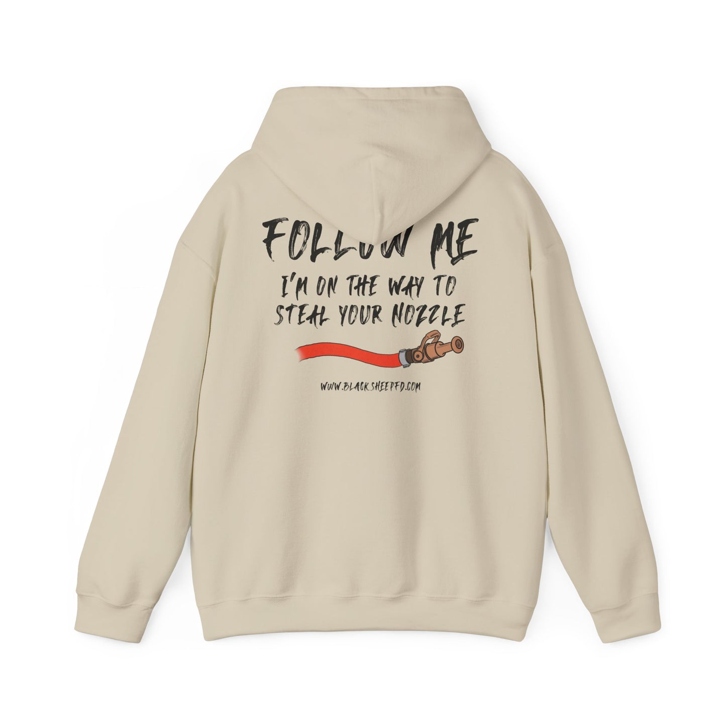 Follow Me Nozzle Steal - Black Sheep FD Hoodie