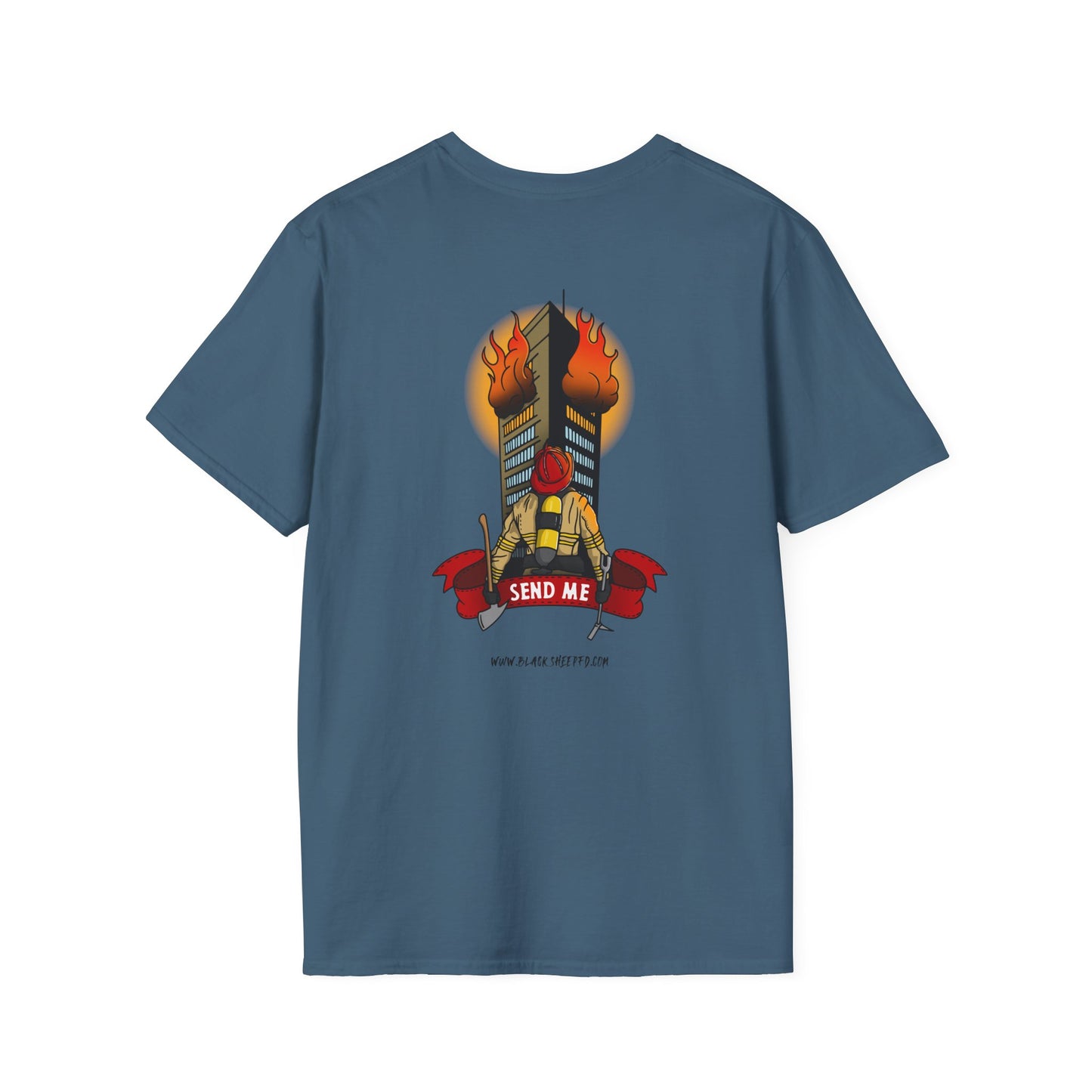 Isaiah 6:8 "Send Me" Firefighter T-Shirt