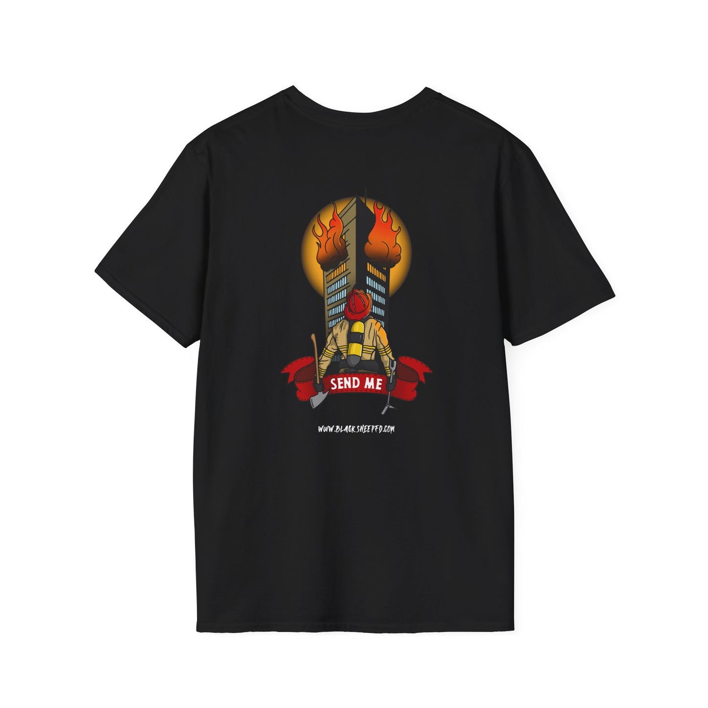 Isaiah 6:8 "Send Me" Firefighter T-Shirt