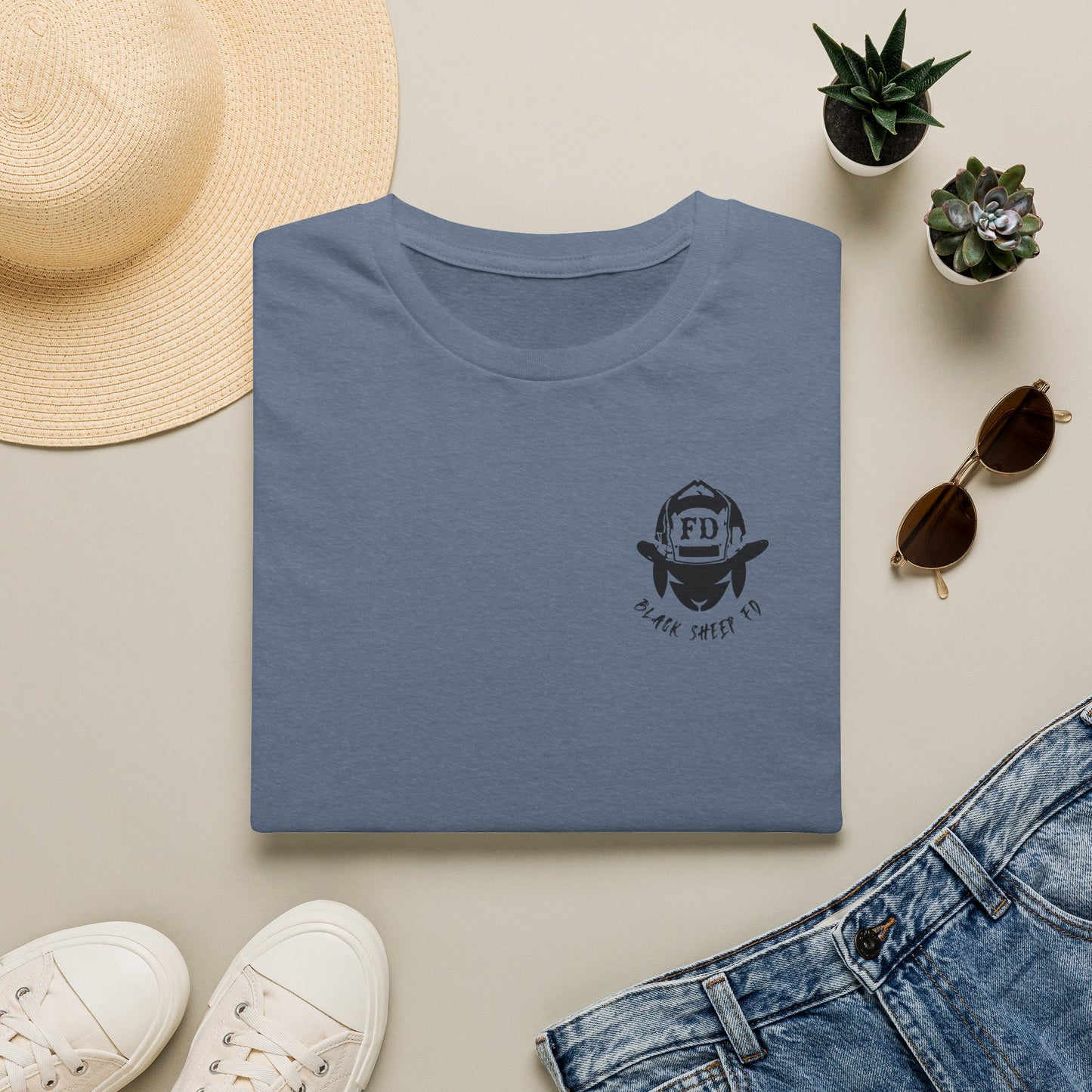 "Inside of Me Are Two Wolves," Firefighter Soft Style Tee Shirt