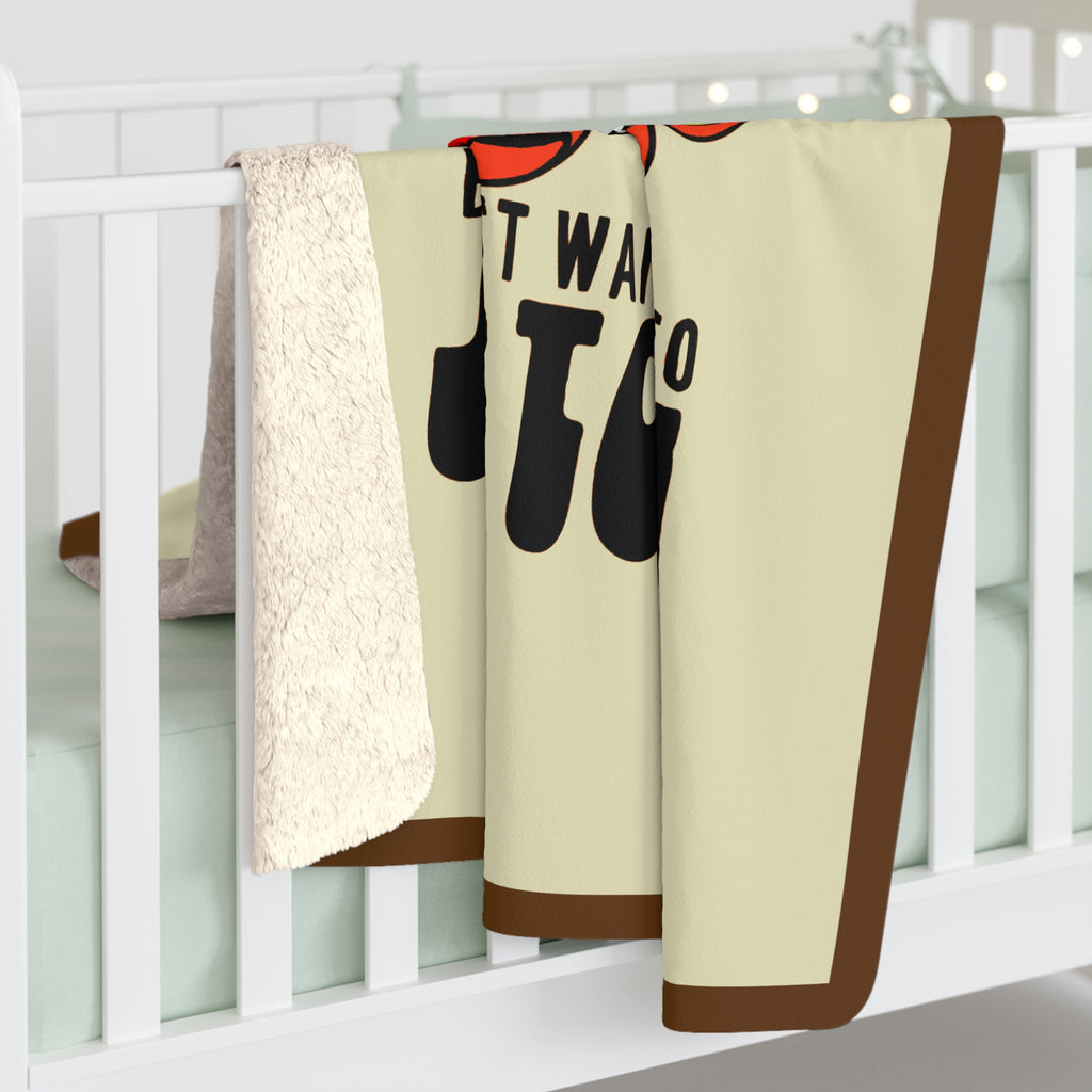 Job Town Wolves Sherpa Fleece Blanket