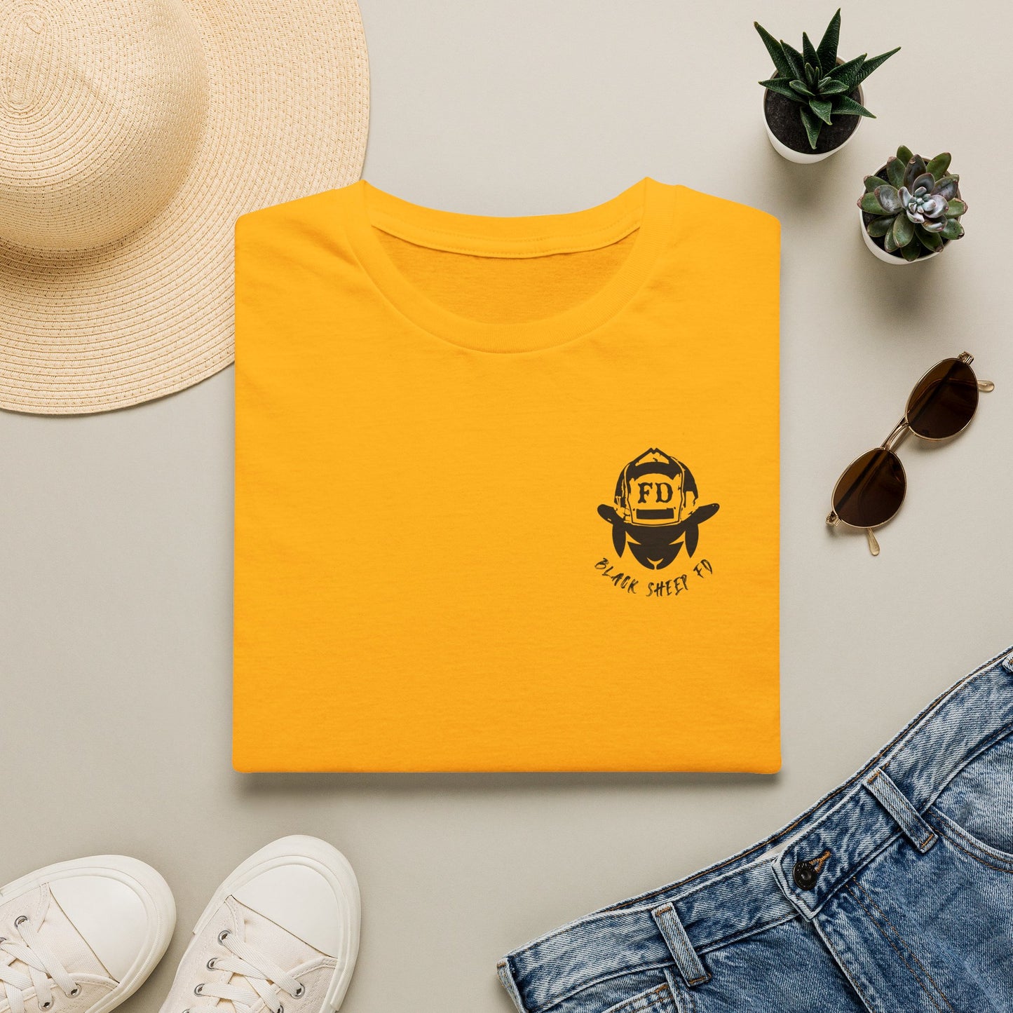 "Never Raw Dog The Hot Jobs" Firefighter T-Shirt