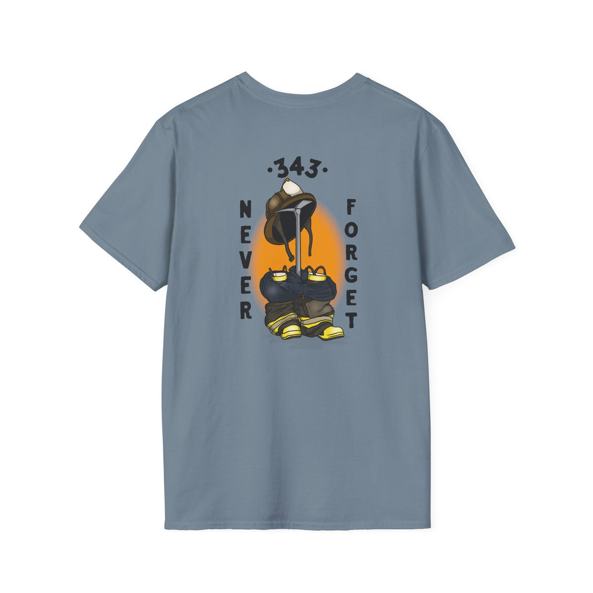 343 Never Forget Memorial Graphic Tee