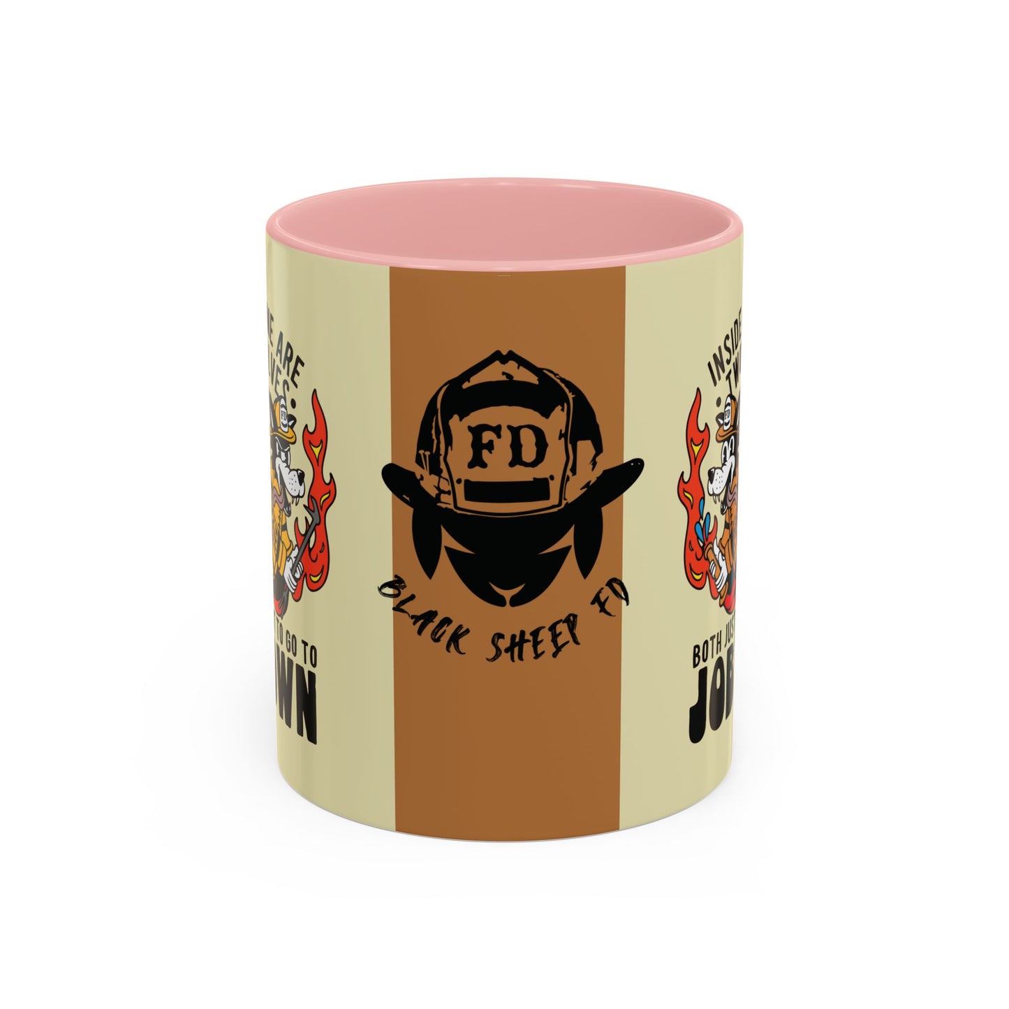 "My Two Wolves Just Want To Go To Job Town" Coffee Mug