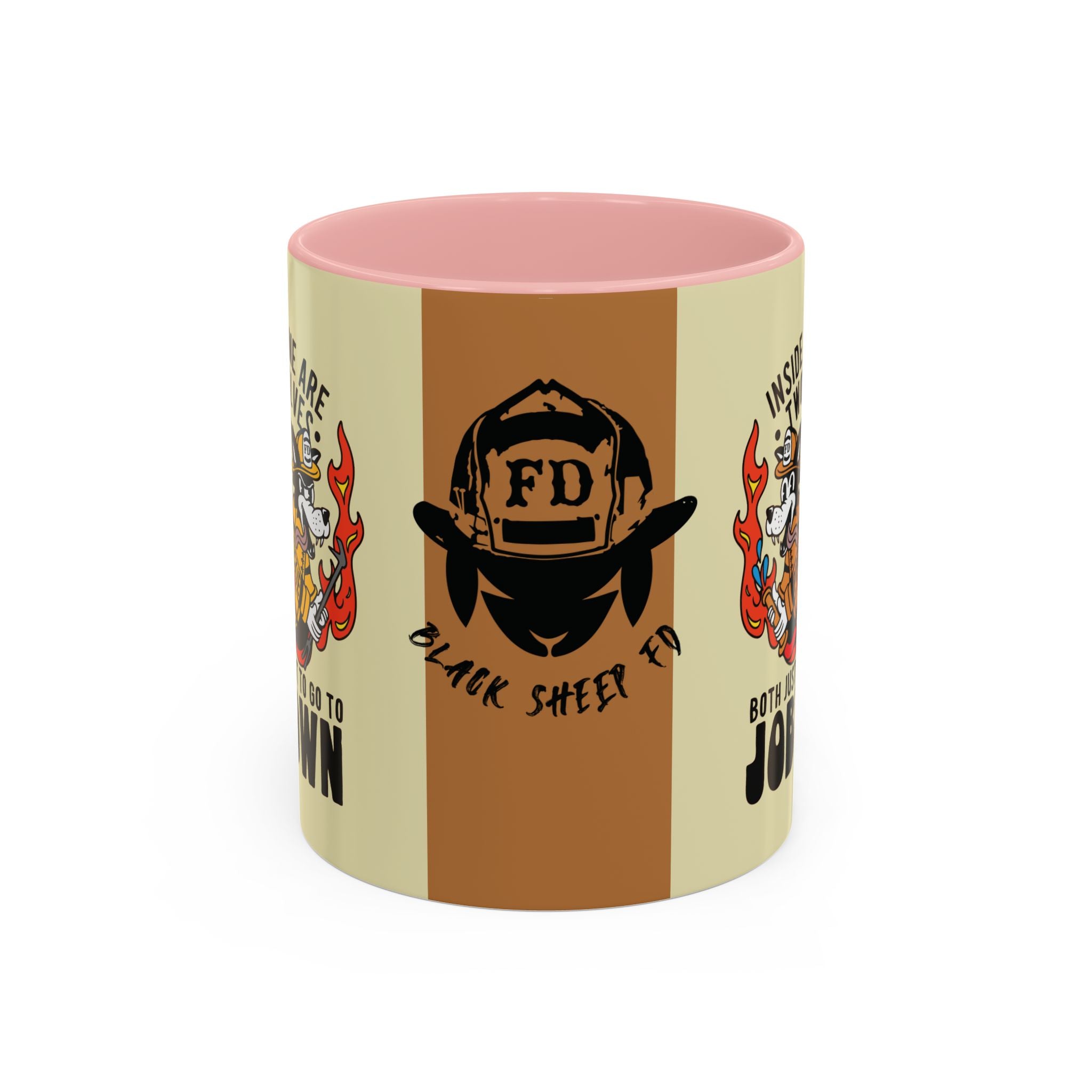 "My Two Wolves Just Want To Go To Job Town" Coffee Mug