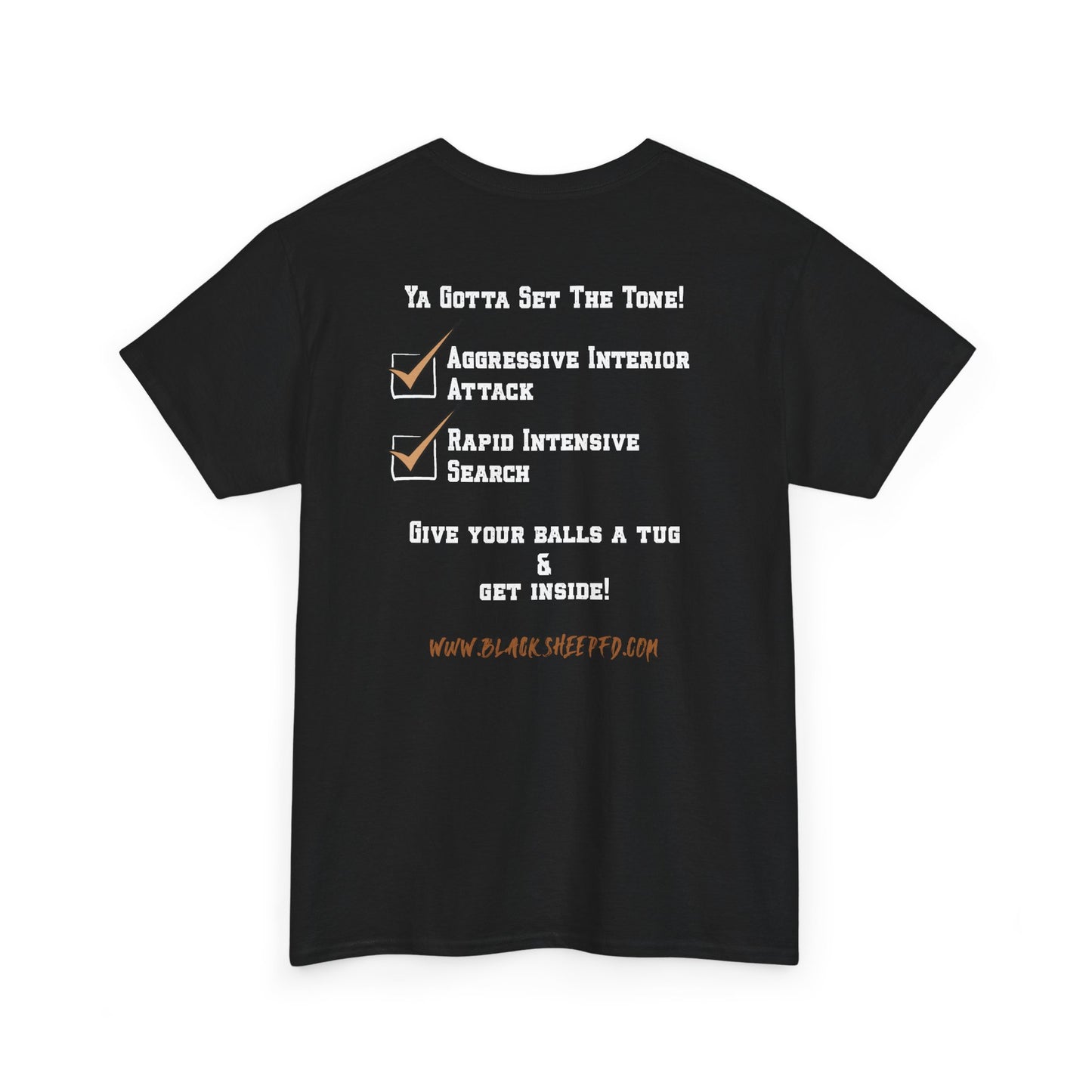 Firefighter Sudbury Bulldogs FD Tee — Lettered "Lt" Lieutenant T-Shirt