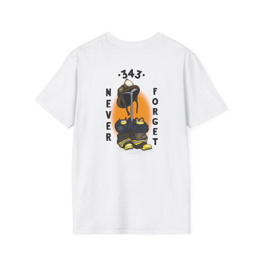 343 Never Forget Memorial Graphic Tee