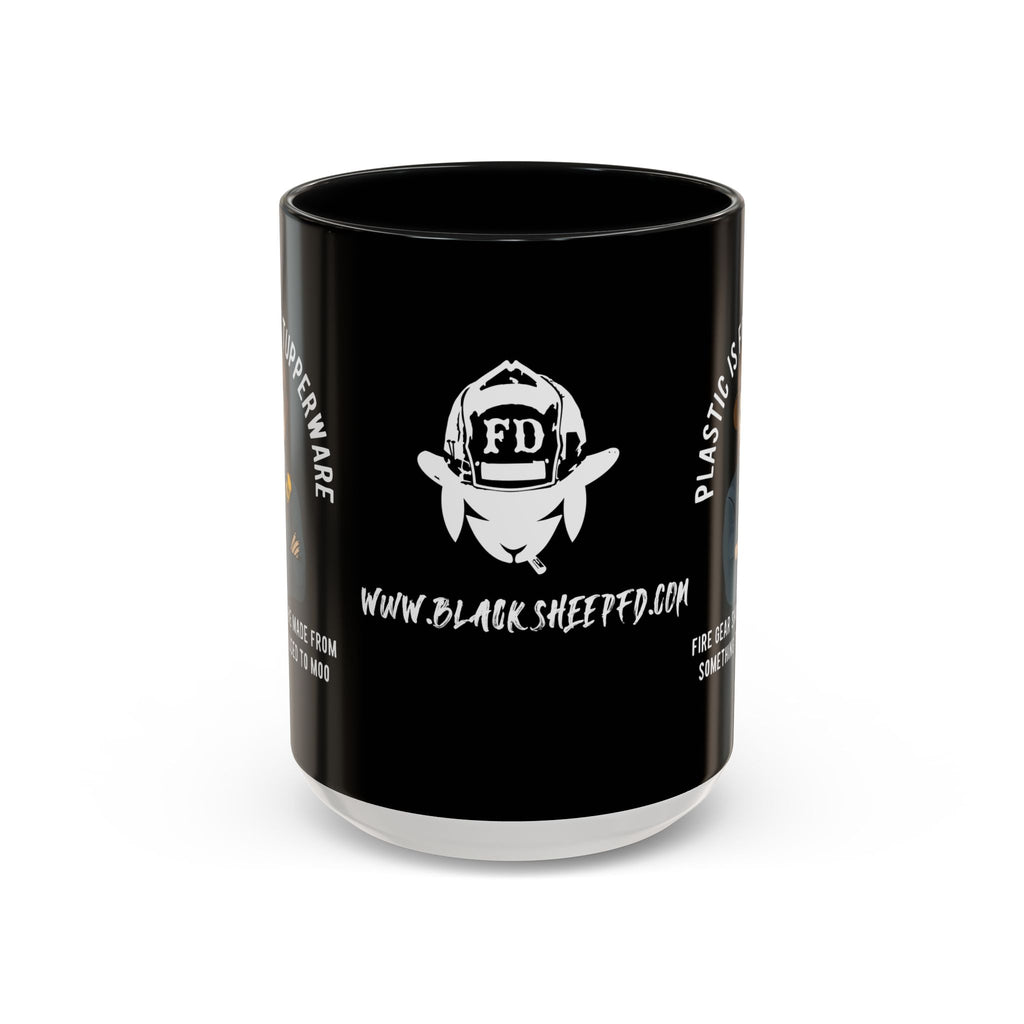 Black Sheep "Plastic Is For Tupperware" Premo Artwork Coffee Mug