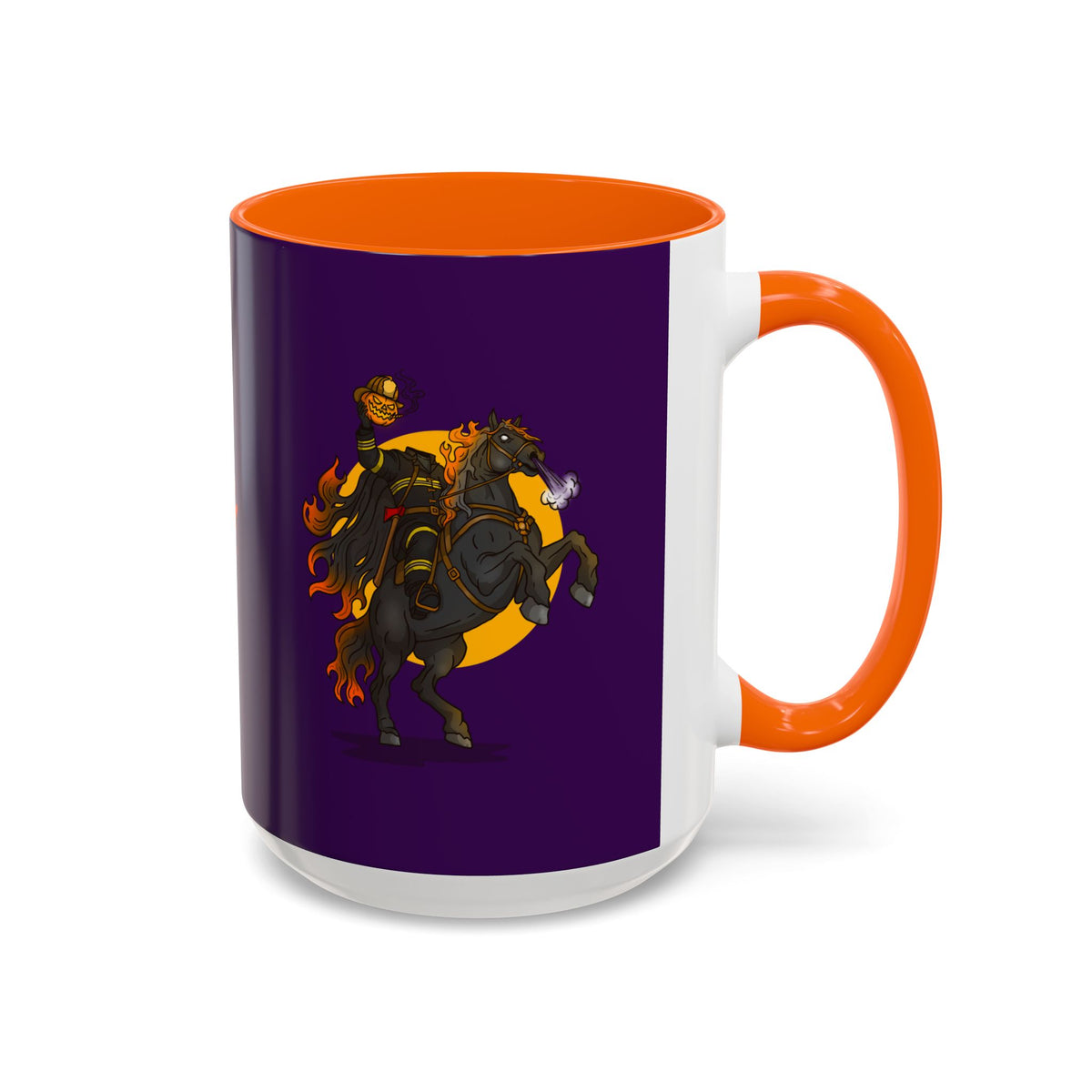 Headless Firefighter Horseman 15 oz Coffee Lover's Mug