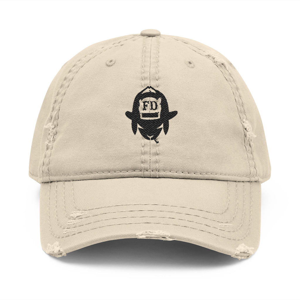 Black Sheep Distressed Hat (Embroidered)