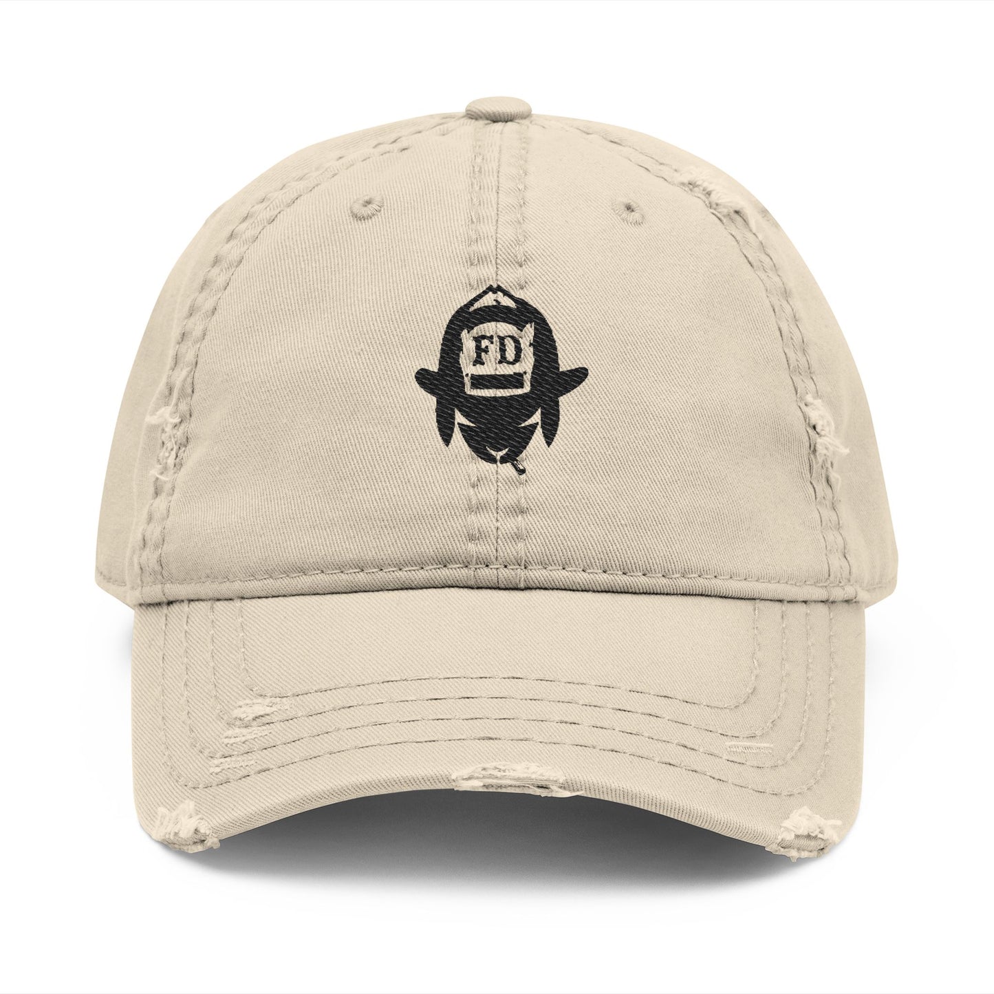 Black Sheep Distressed Hat (Embroidered)