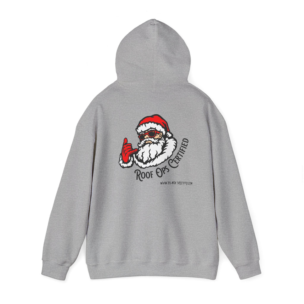 "Roof Ops Certified" Santa Holiday Sweatshirt