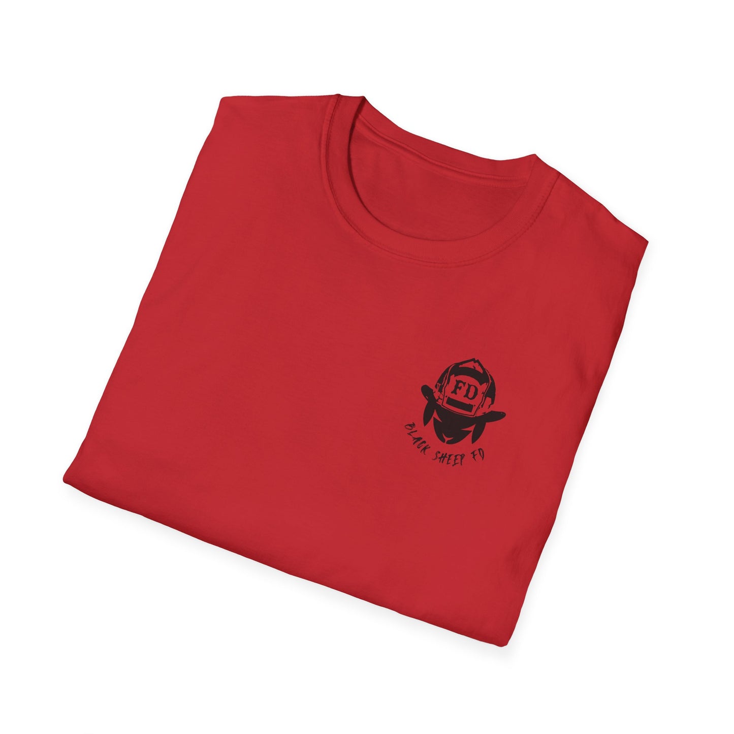 "Inside of Me Are Two Wolves," Firefighter Soft Style Tee Shirt