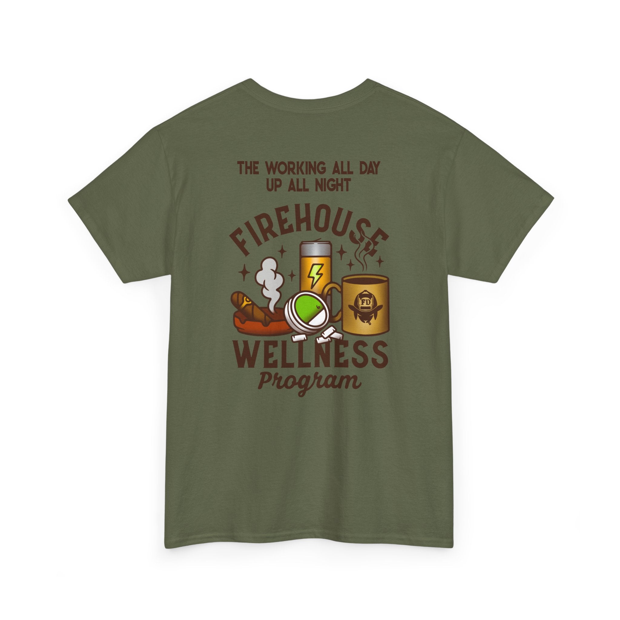 Black Sheep "Firehouse Wellness Program" Heavy Cotton Tee