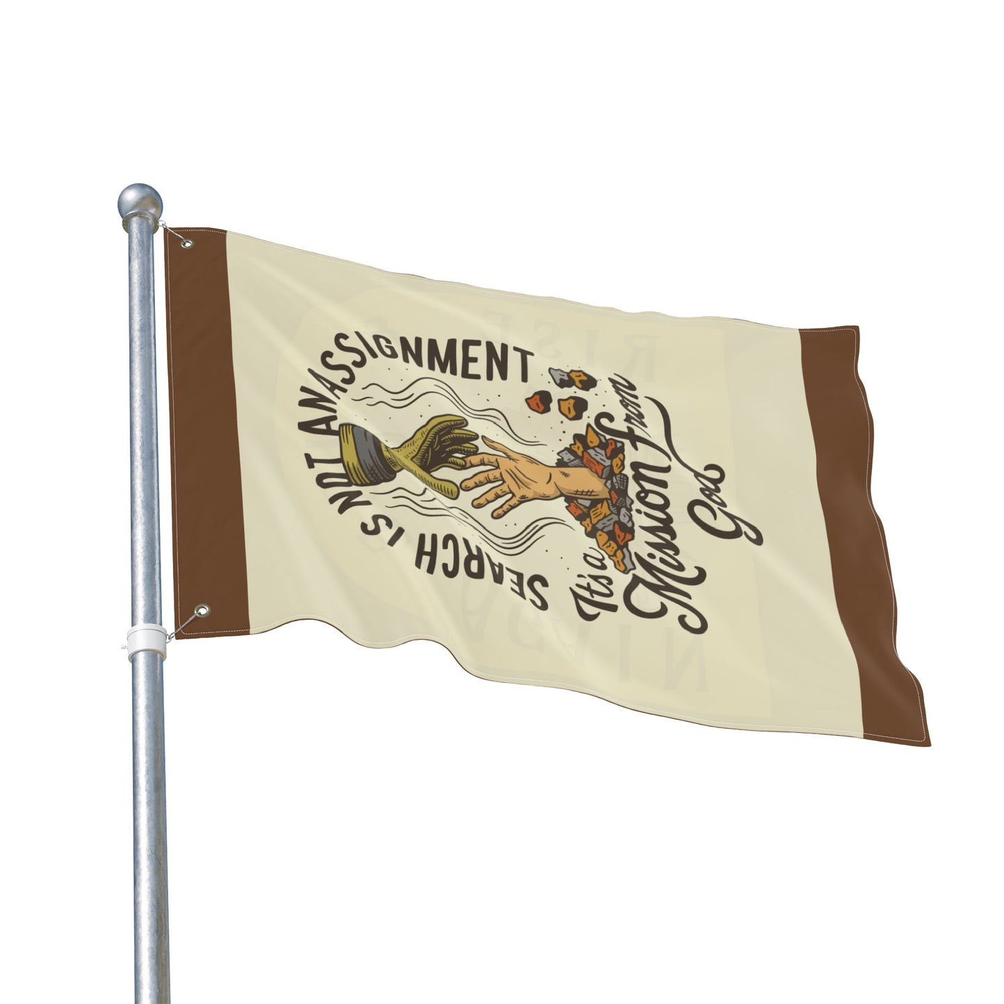"More Than An Assignment" / "Rise & Rise Again" Two Sided Flag