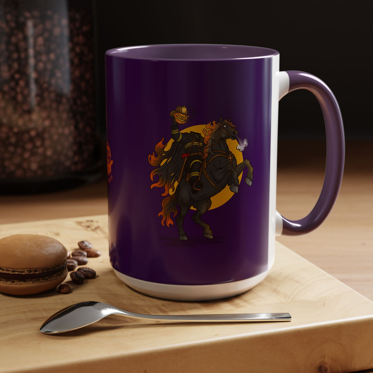 Headless Firefighter Horseman 15 oz Coffee Lover's Mug