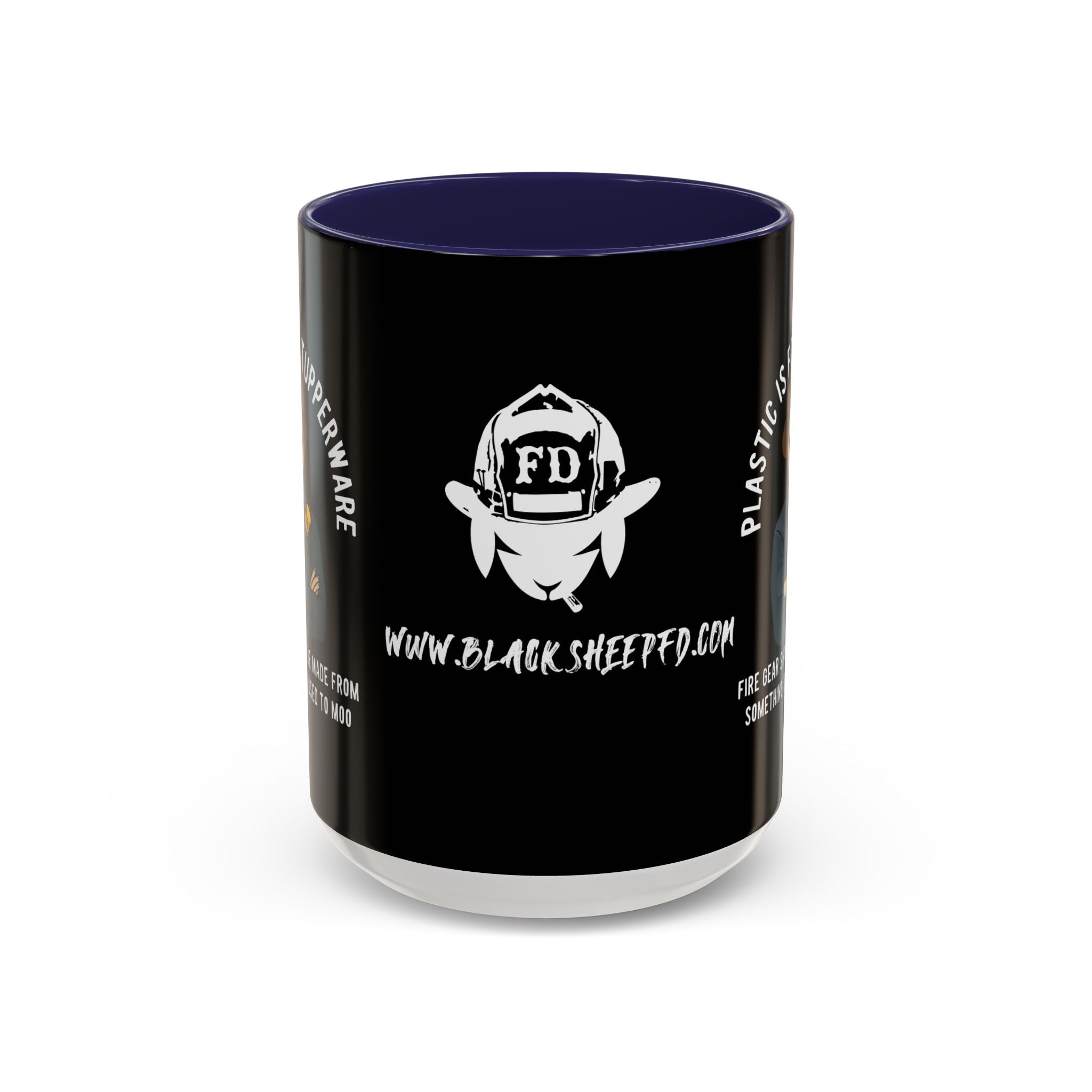 Black Sheep "Plastic Is For Tupperware" Premo Artwork Coffee Mug