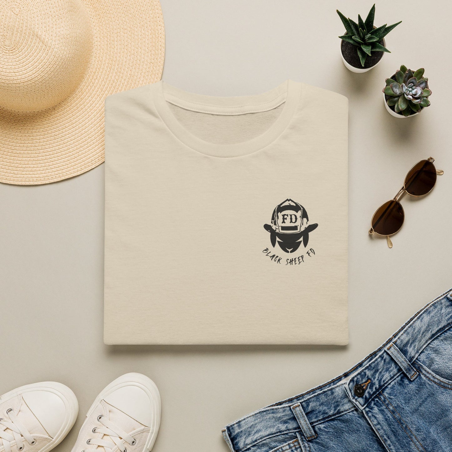 "Inside of Me Are Two Wolves," Firefighter Soft Style Tee Shirt