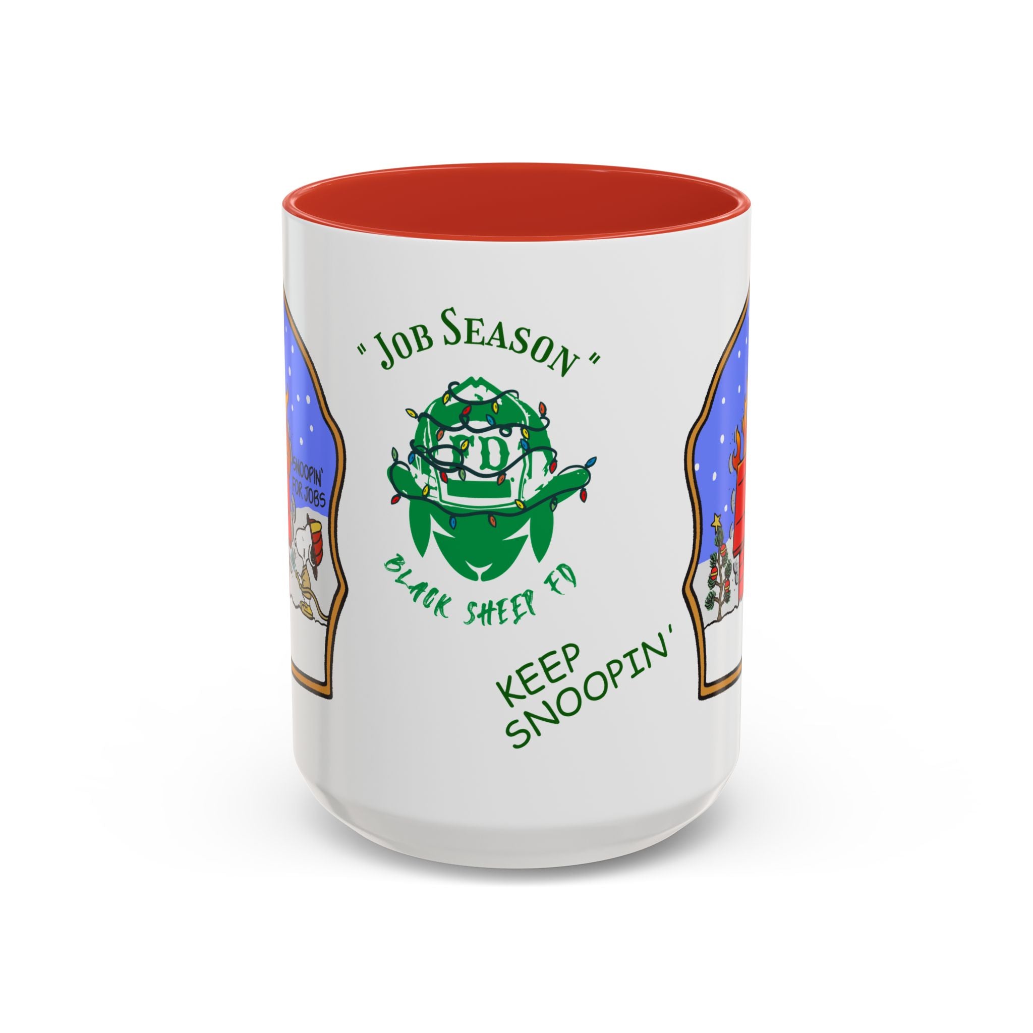 Job Season 'Keep Snoopin'' Accent Coffee Mug 15oz