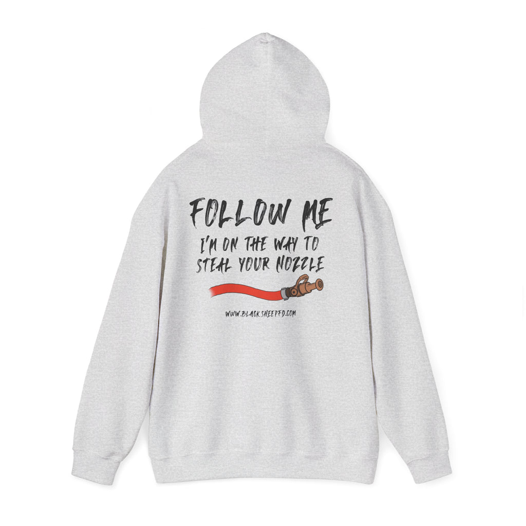 Follow Me Nozzle Steal - Black Sheep FD Hoodie