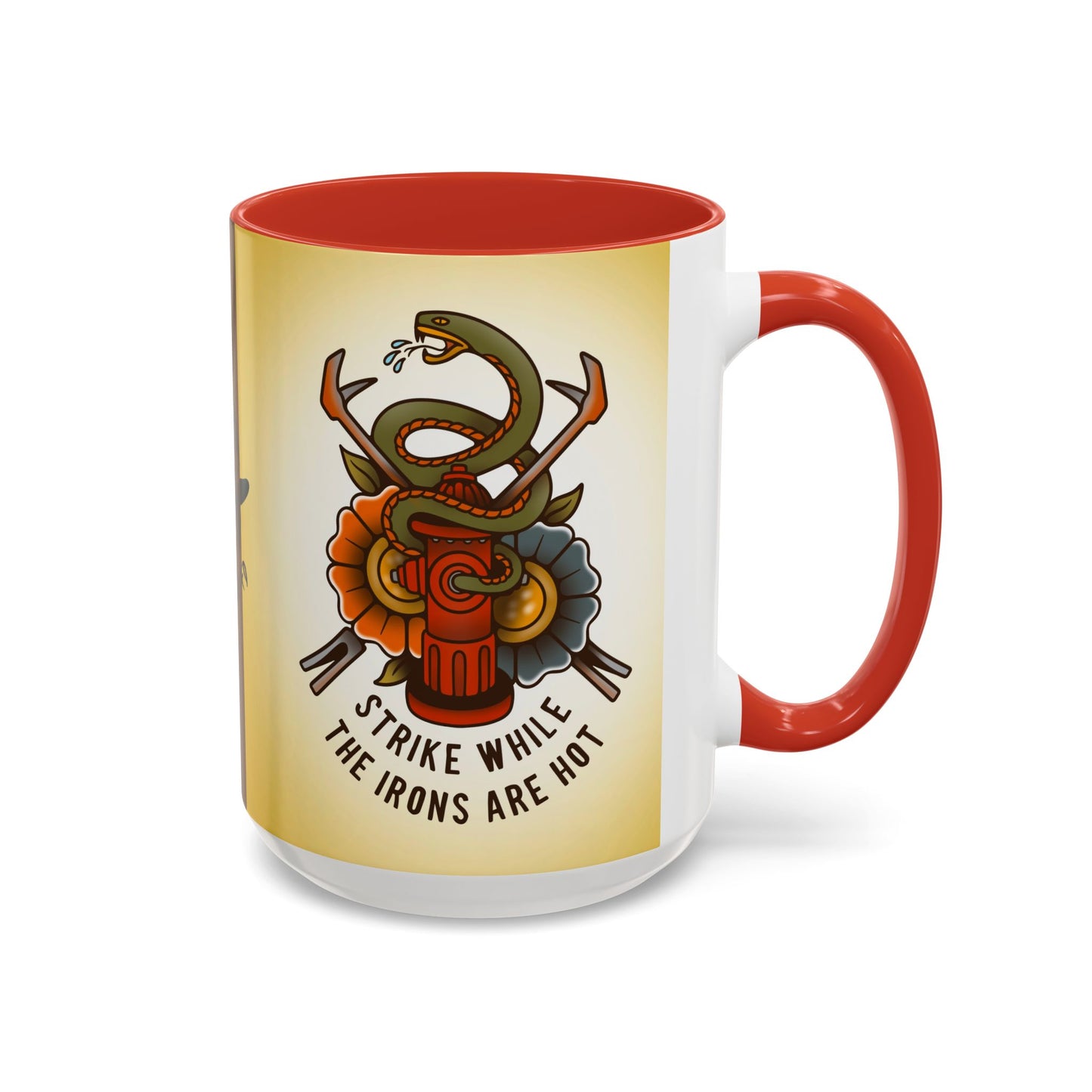 Black Sheep "Strike While The Irons Are Hot" Premo Artwork Coffee Mug (Brown/Black Accents)