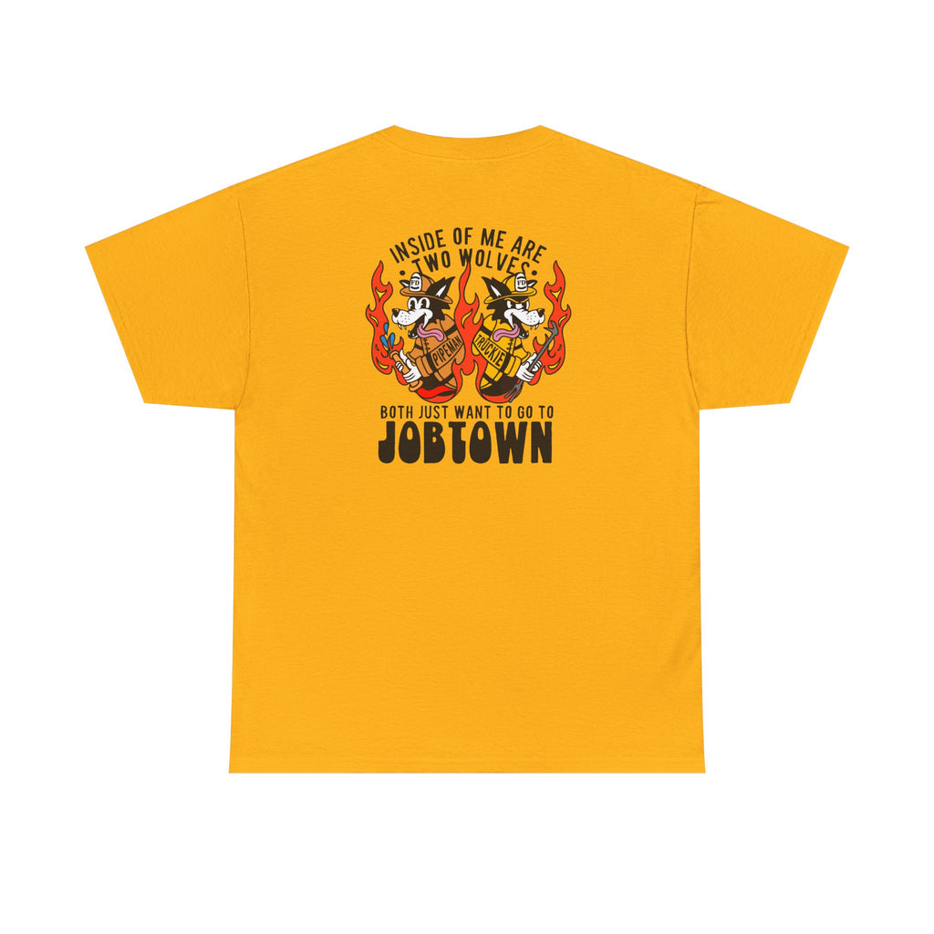 "Inside of Me Are Two Wolves" Heavy Cotton Style Tee