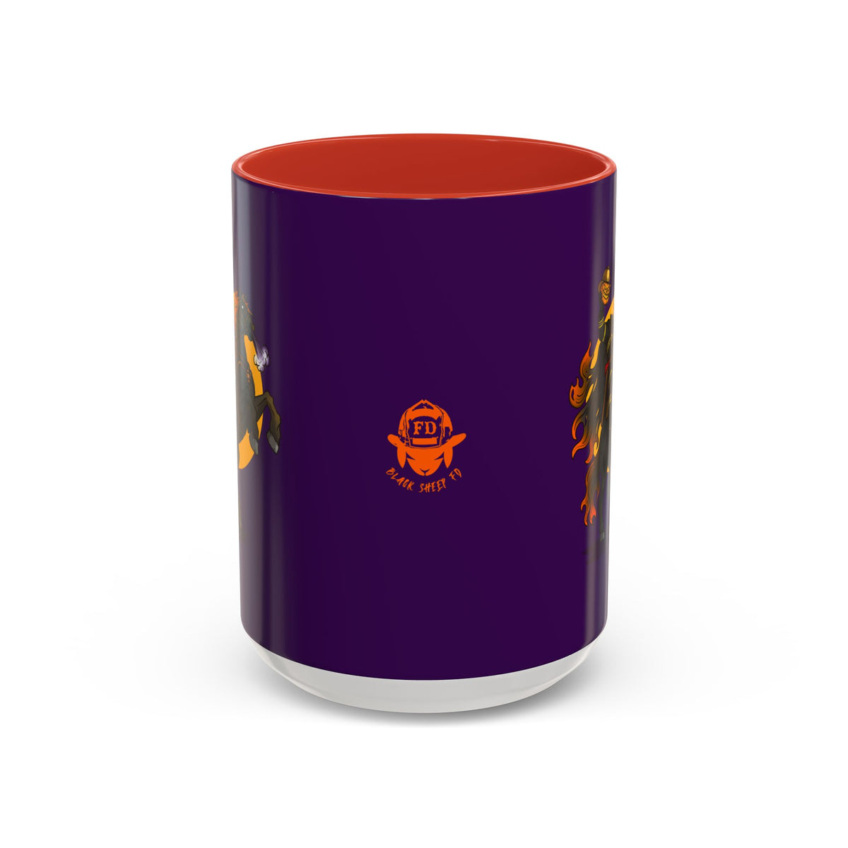 Headless Firefighter Horseman 15 oz Coffee Lover's Mug