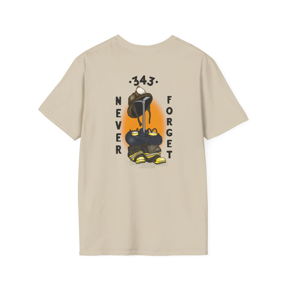 343 Never Forget Memorial Graphic Tee