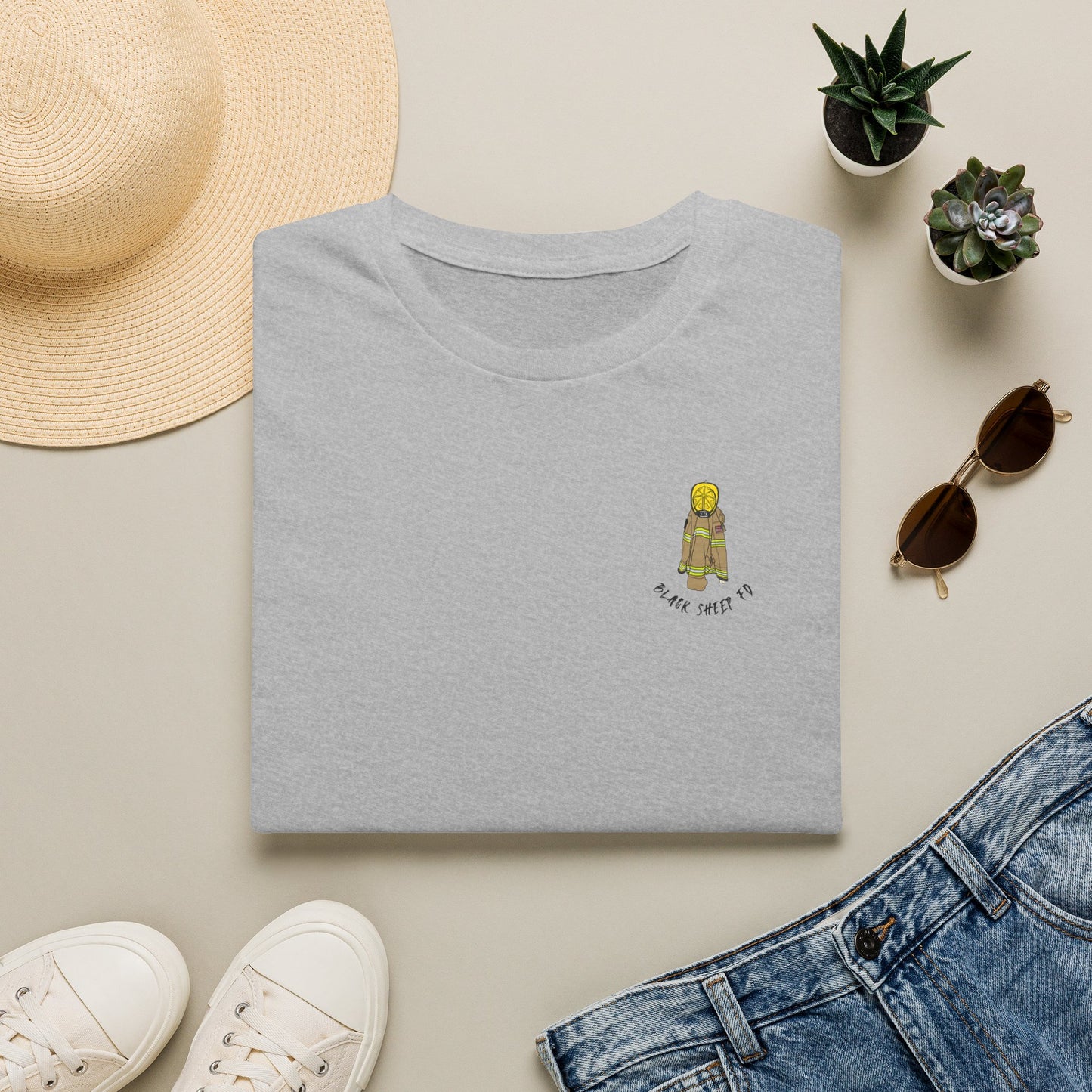 Bold Retired Fireman - Old Tired Man Graphic Tee