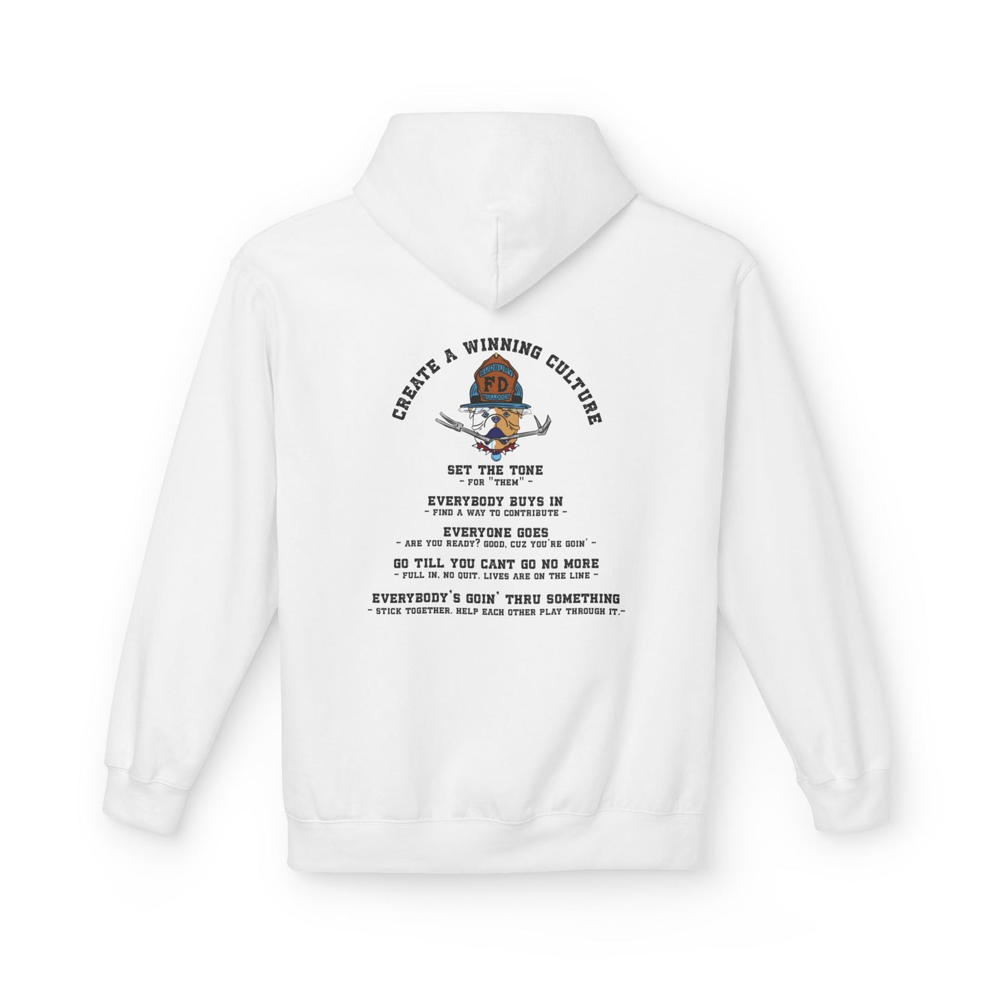 'Create a Winning Culture' Sudbury Lessons Inspirational Crew Hoodie