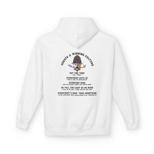 'Create a Winning Culture' Sudbury Lessons Inspirational Crew Hoodie