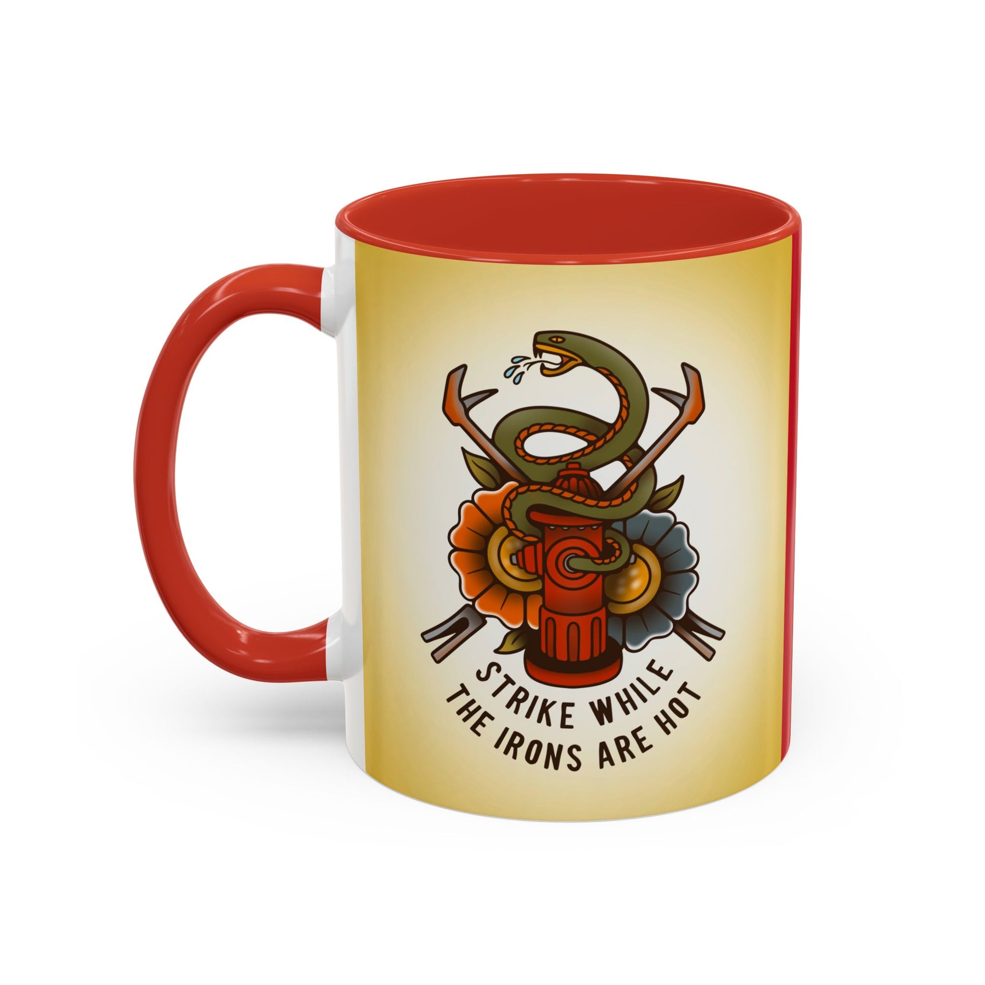Black Sheep "Strike While The Irons Are Hot" Premo Artwork Coffee Mug (Brown/Black Accents)