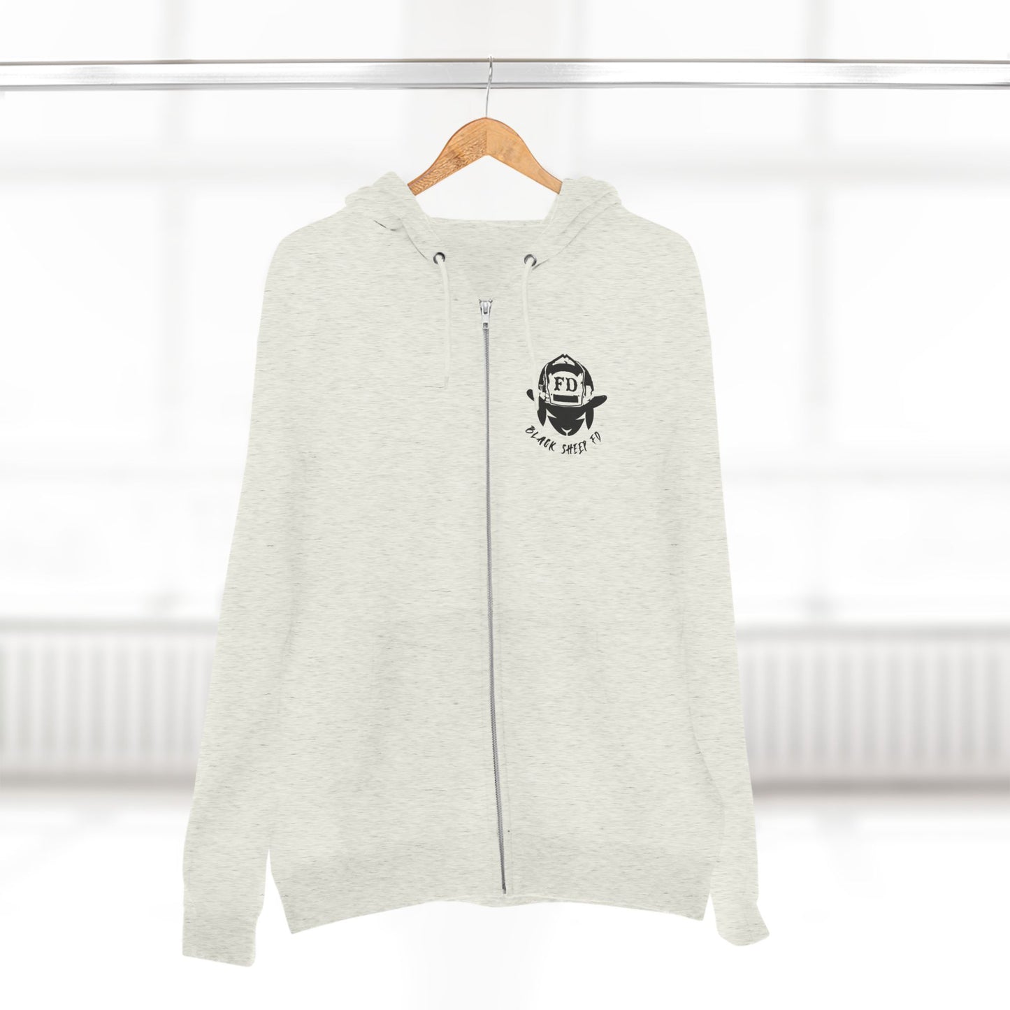 "Plastic is For Tupperware" Black Sheep FD Full Zip Hoodie