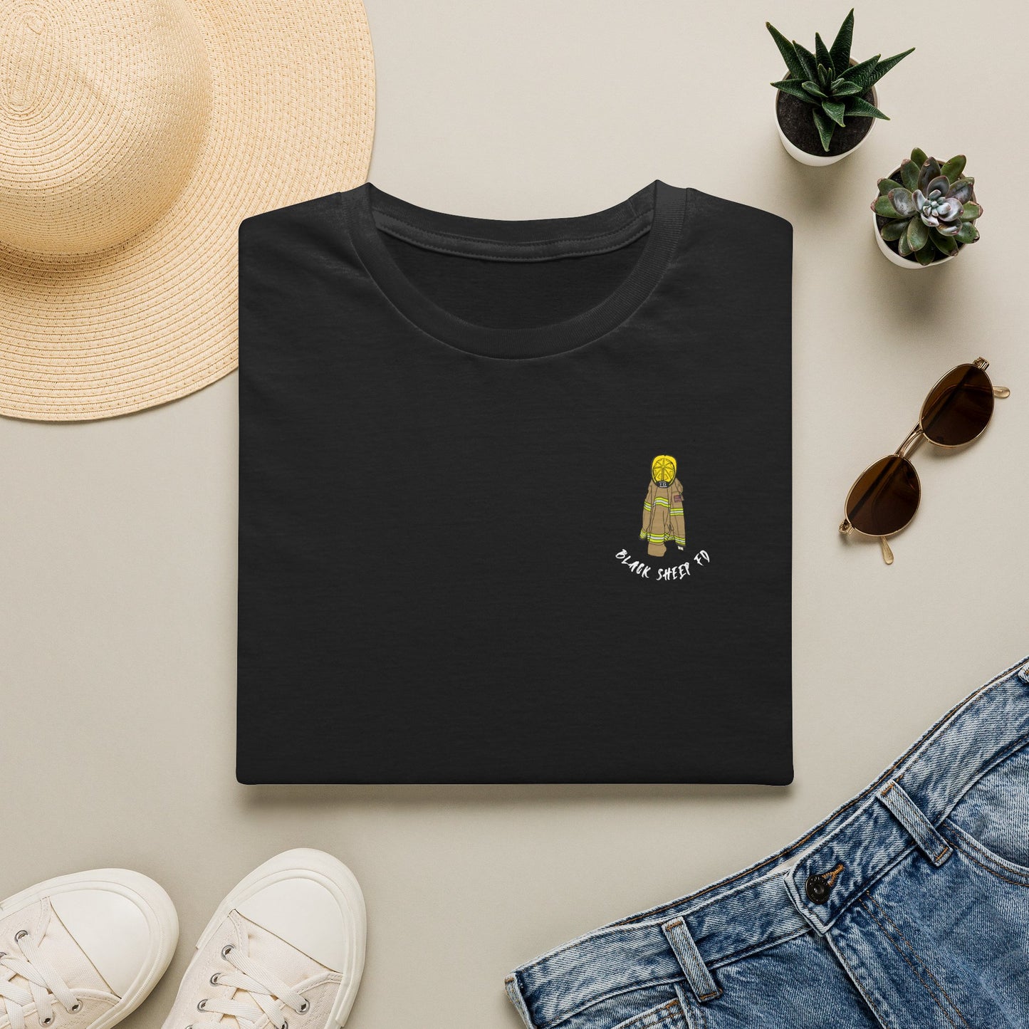 Bold Retired Fireman - Old Tired Man Graphic Tee