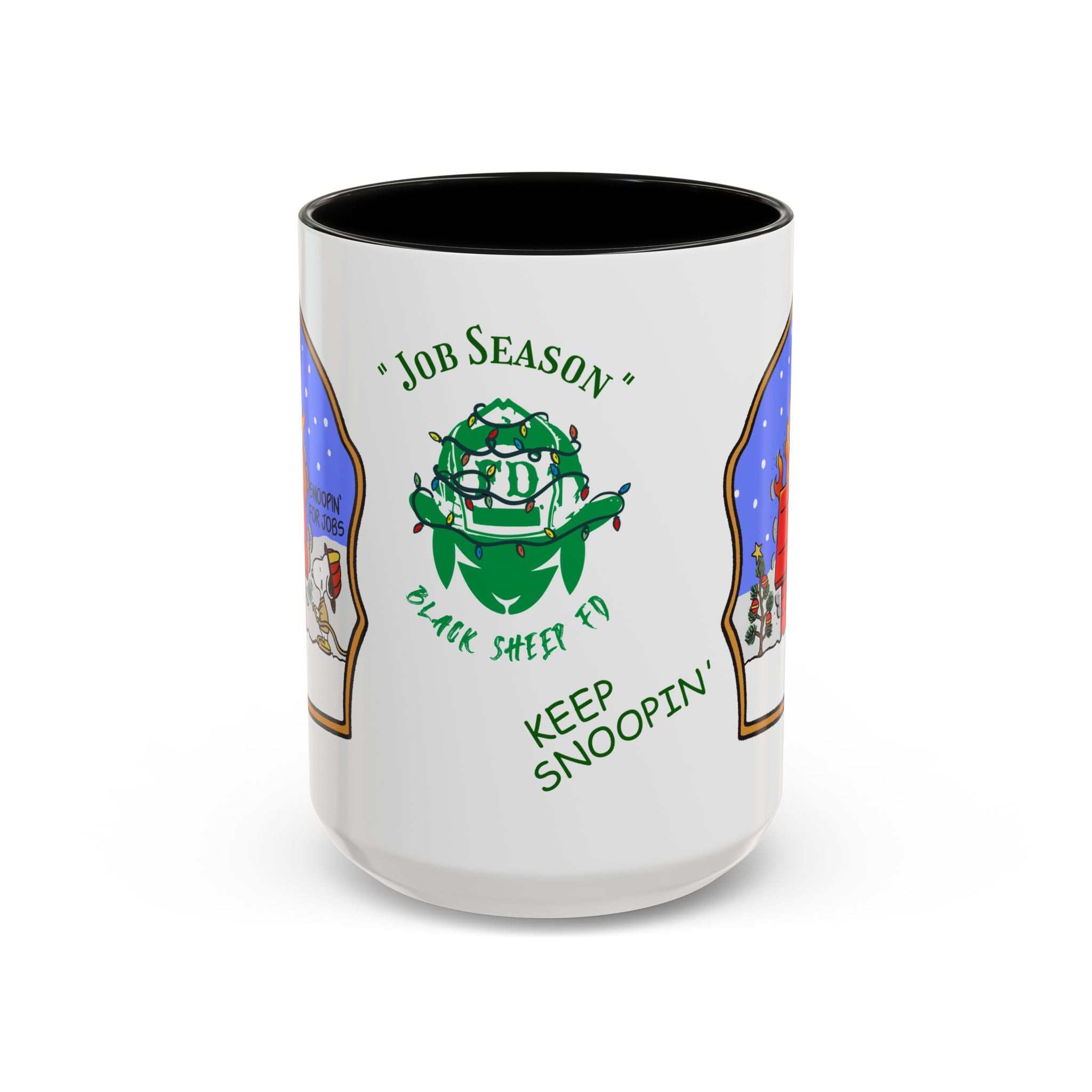 Job Season 'Keep Snoopin'' Accent Coffee Mug 15oz