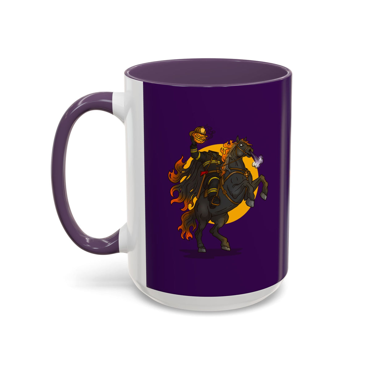 Headless Firefighter Horseman 15 oz Coffee Lover's Mug