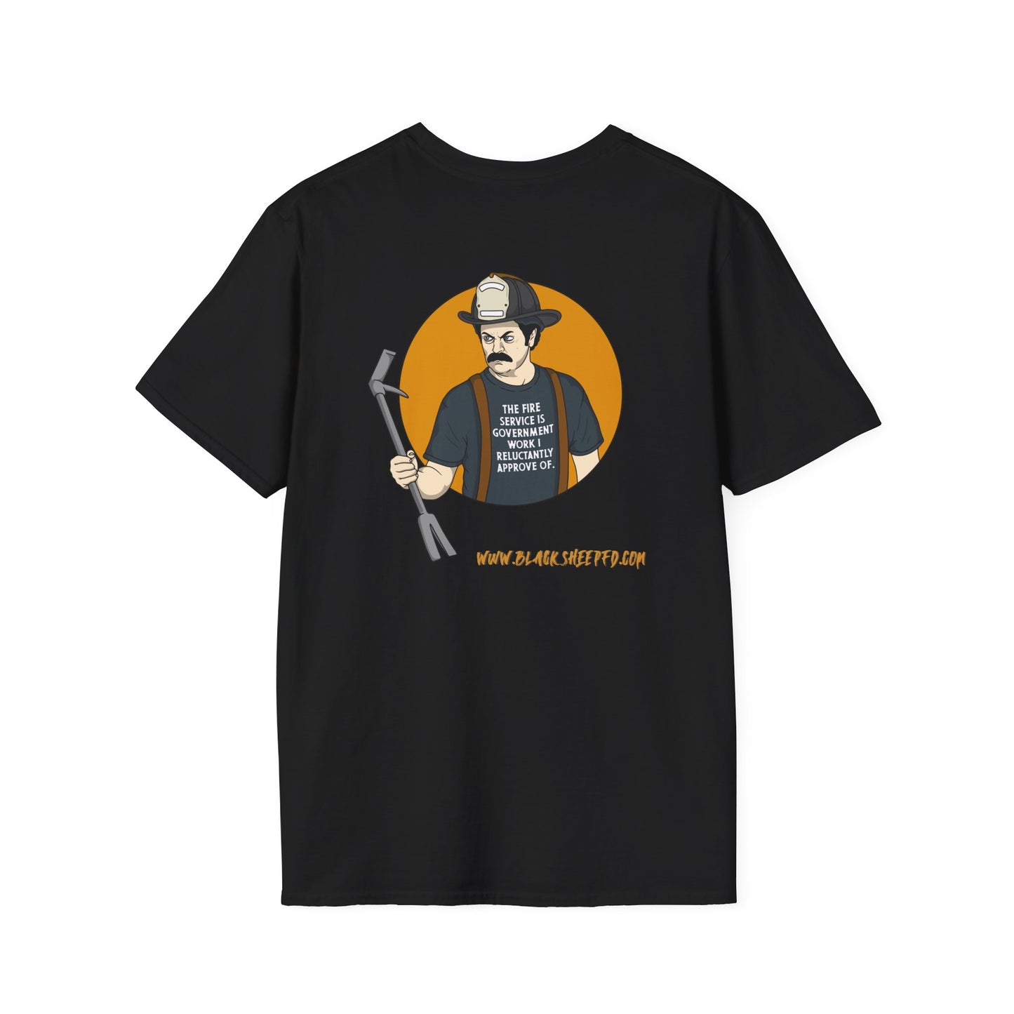 "Reluctantly Approved"— Fire Service Tee